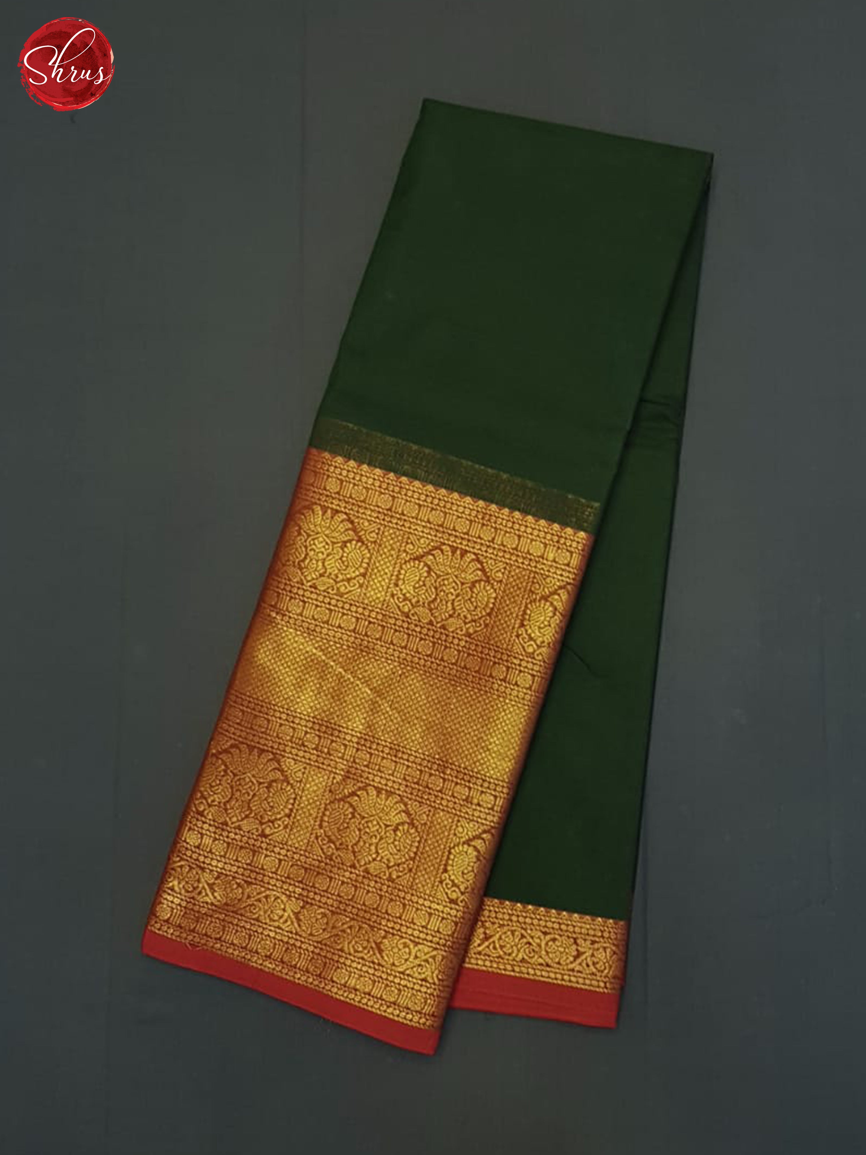 Green & Red - Chettinad Cotton Saree - Shop on ShrusEternity.com