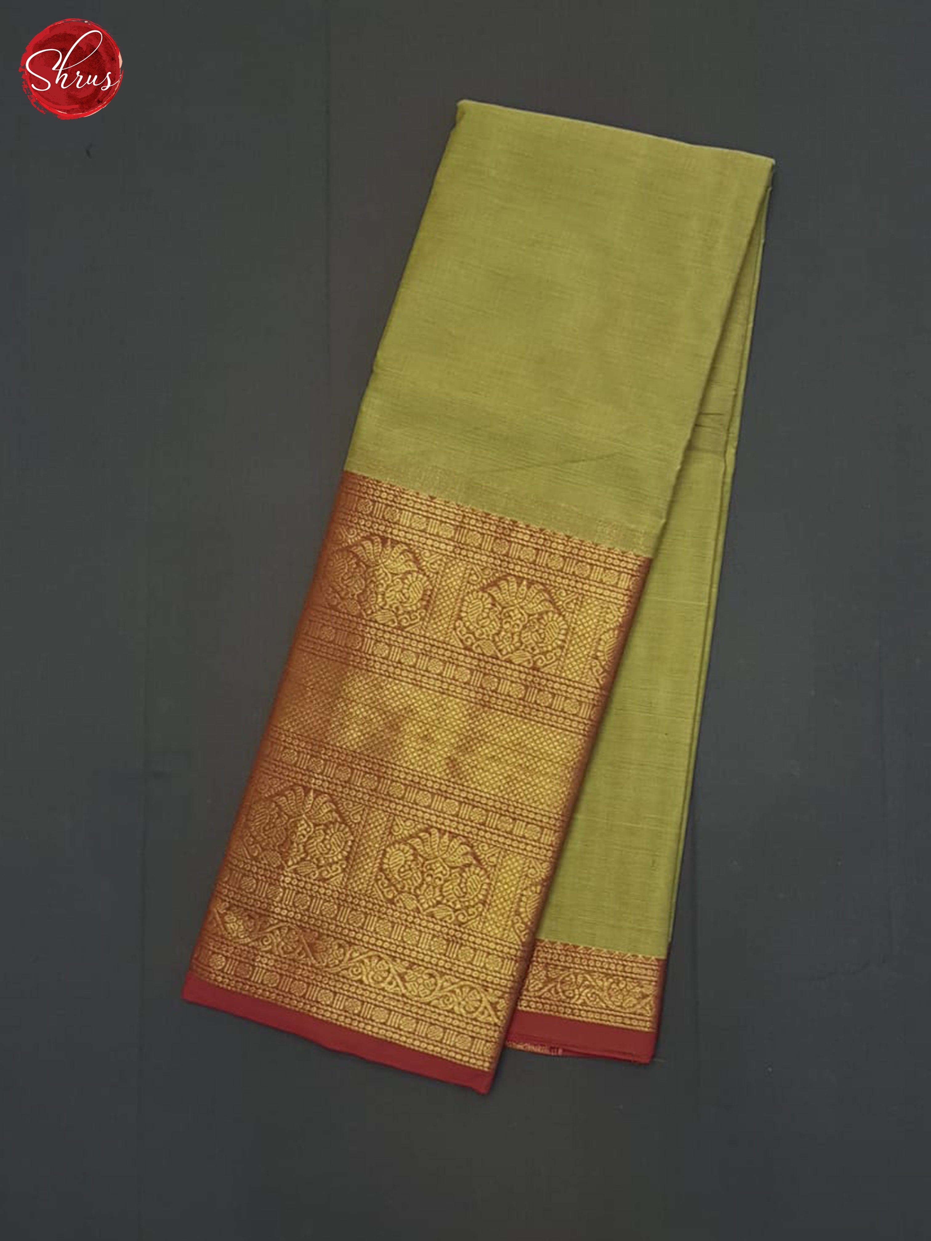 Elachi Green & Red - Chettinad Cotton Saree - Shop on ShrusEternity.com