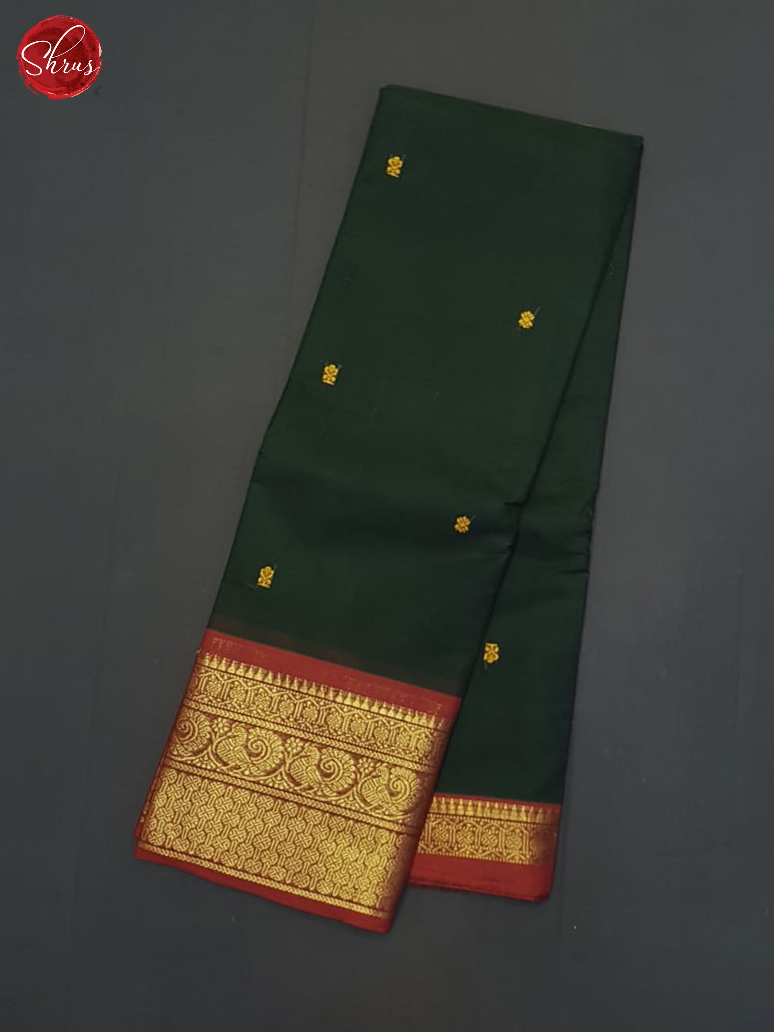 Green & Red - Chettinad Cotton Saree - Shop on ShrusEternity.com