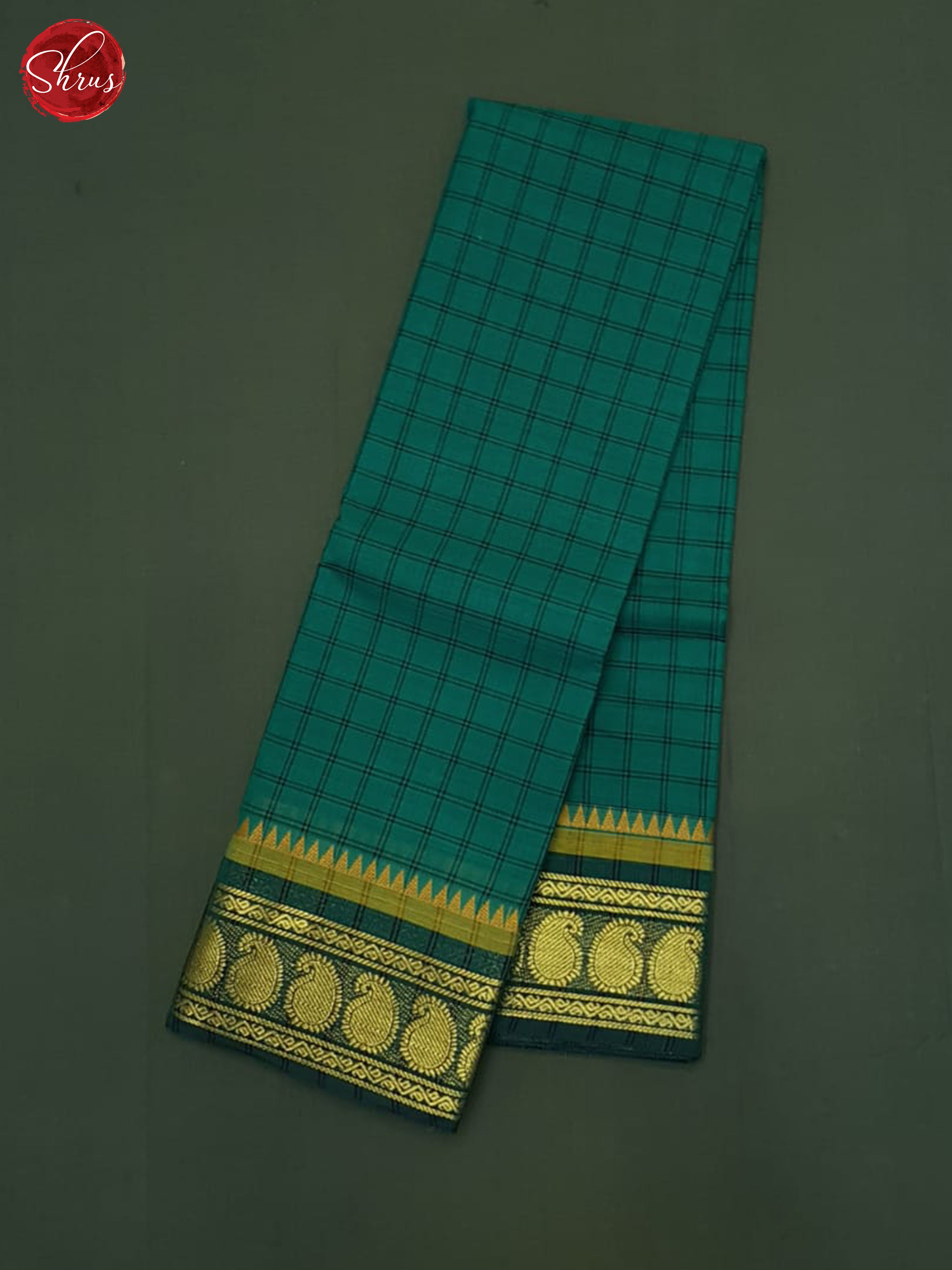 Peacock Neck    - Chettinad Cotton Saree - Shop on ShrusEternity.com