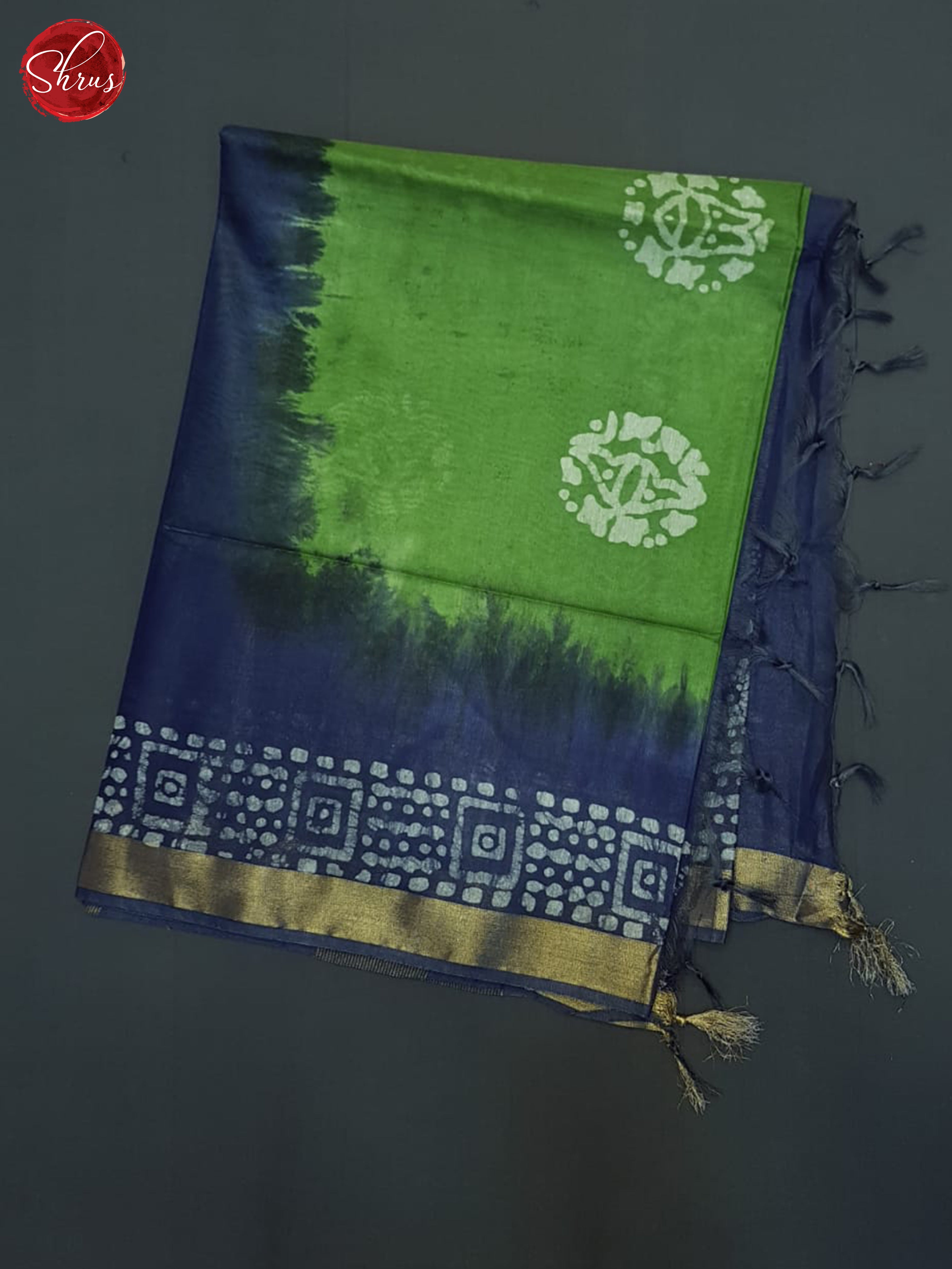 Green & Blue - Bhatik Saree - Shop on ShrusEternity.com