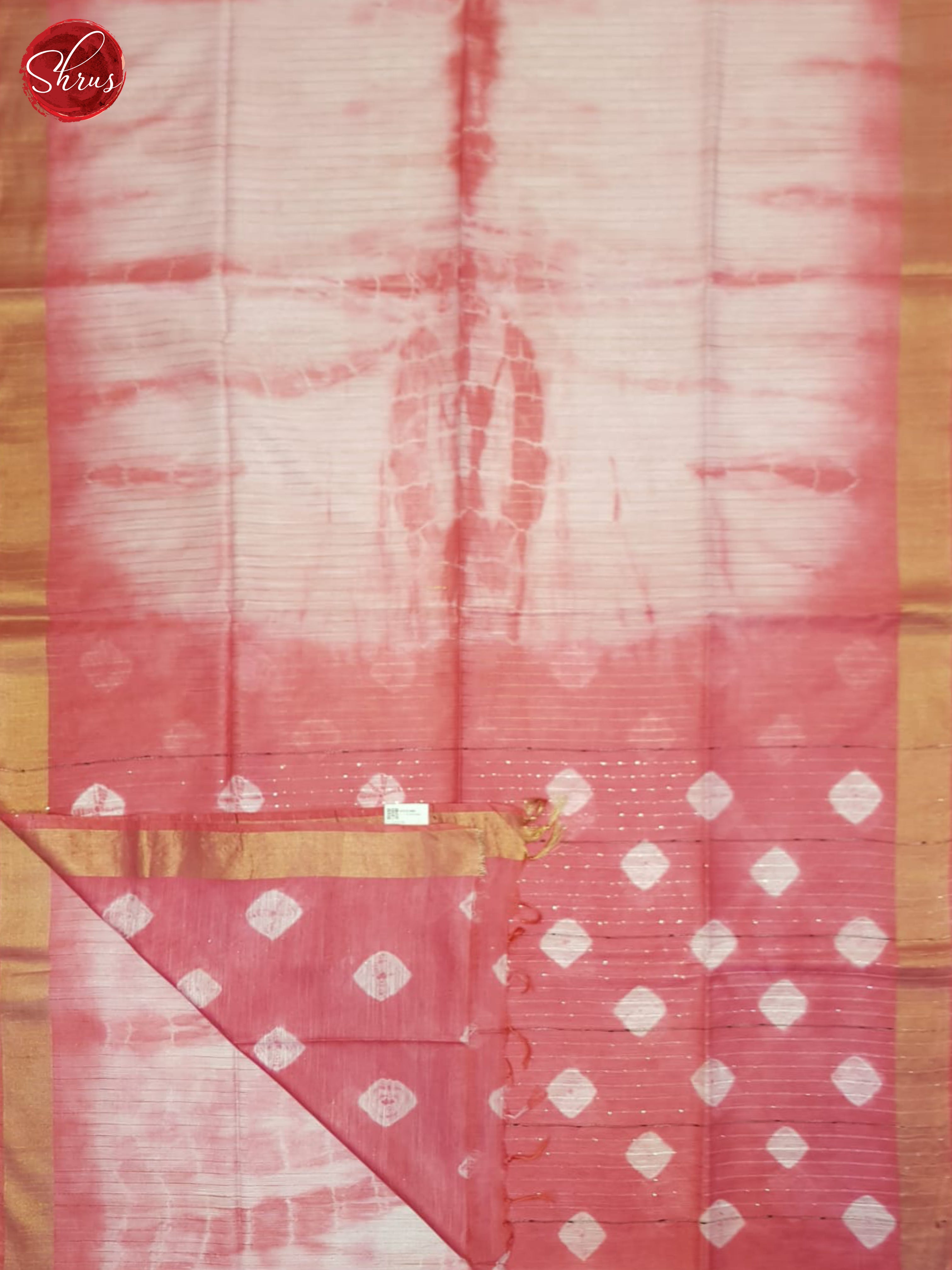 Cream And Pink- Shibori Sree - Shop on ShrusEternity.com