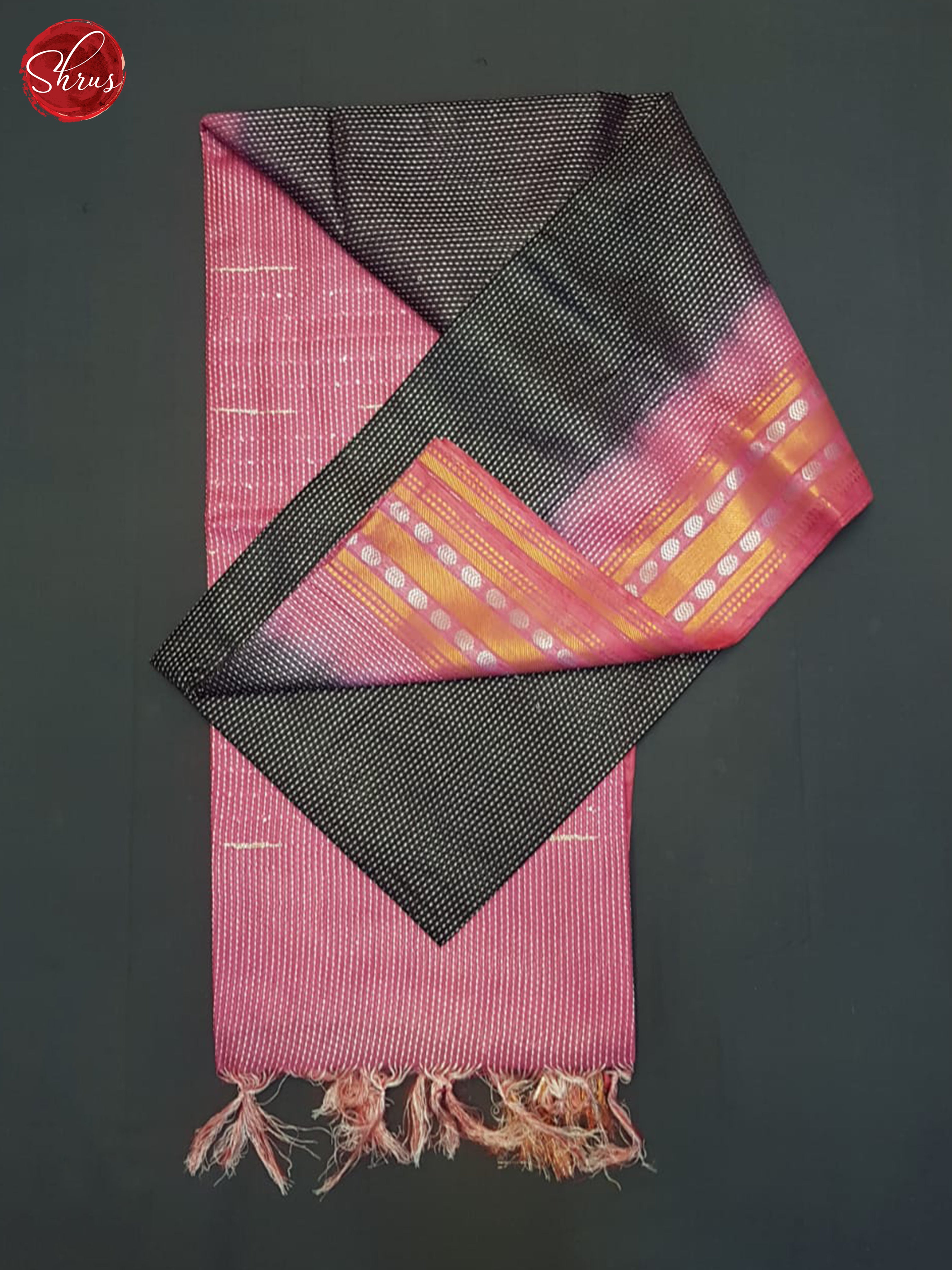 Blue And Pink- Semi Tussar Saree - Shop on ShrusEternity.com