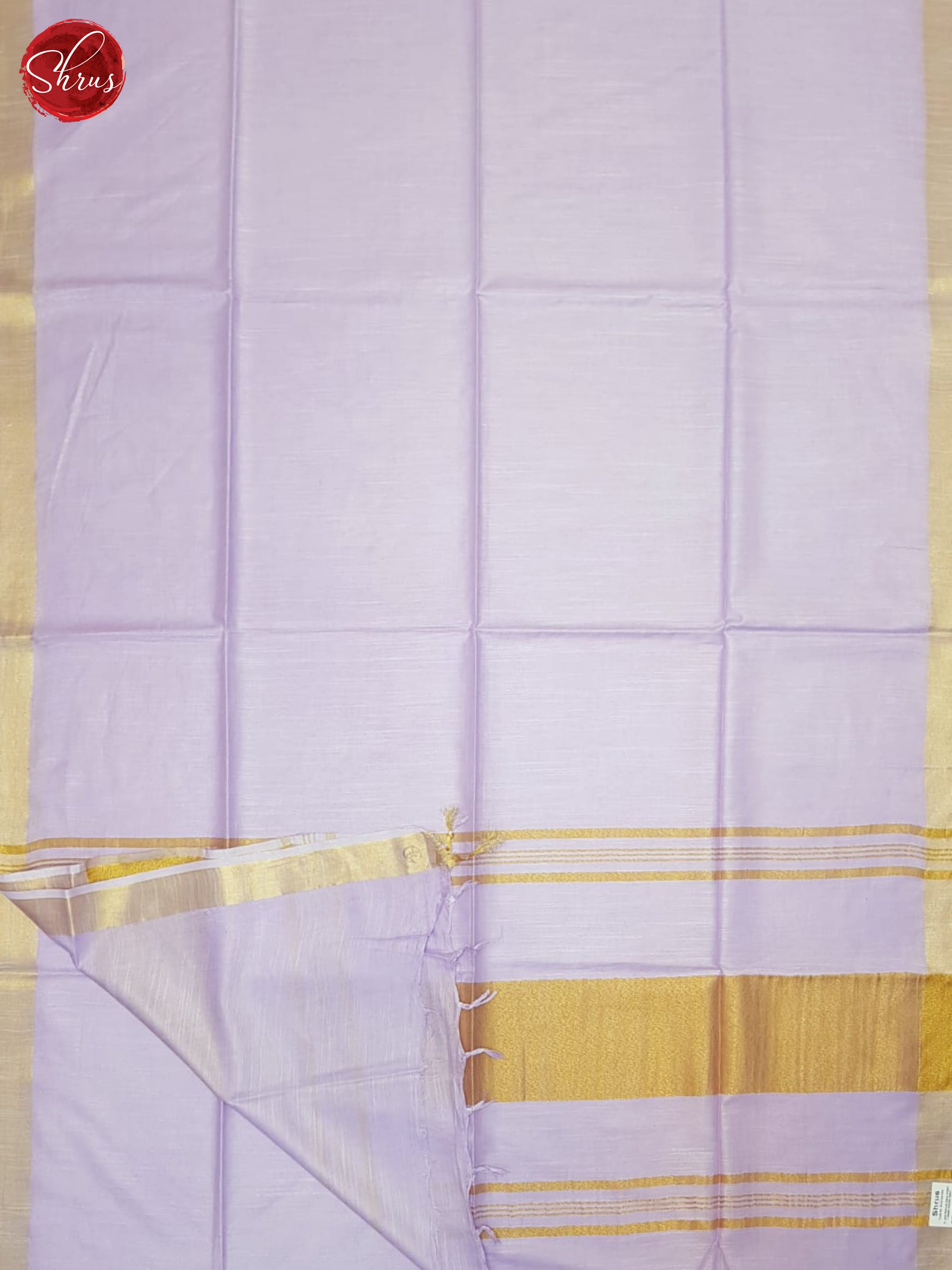 Lavender(Single Tone)- Linen Cotton Saree - Shop on ShrusEternity.com