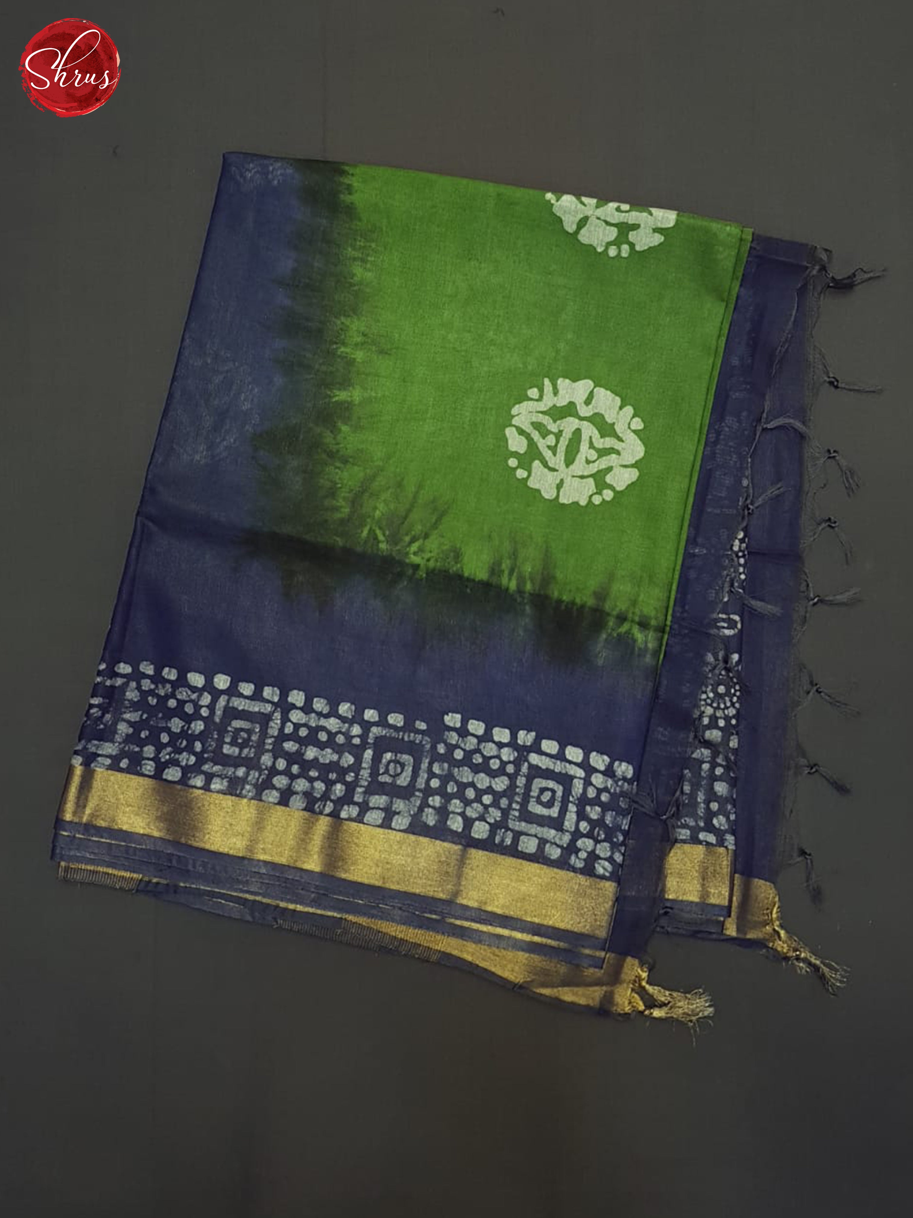 Green And Blue - Bhatik Saree - Shop on ShrusEternity.com