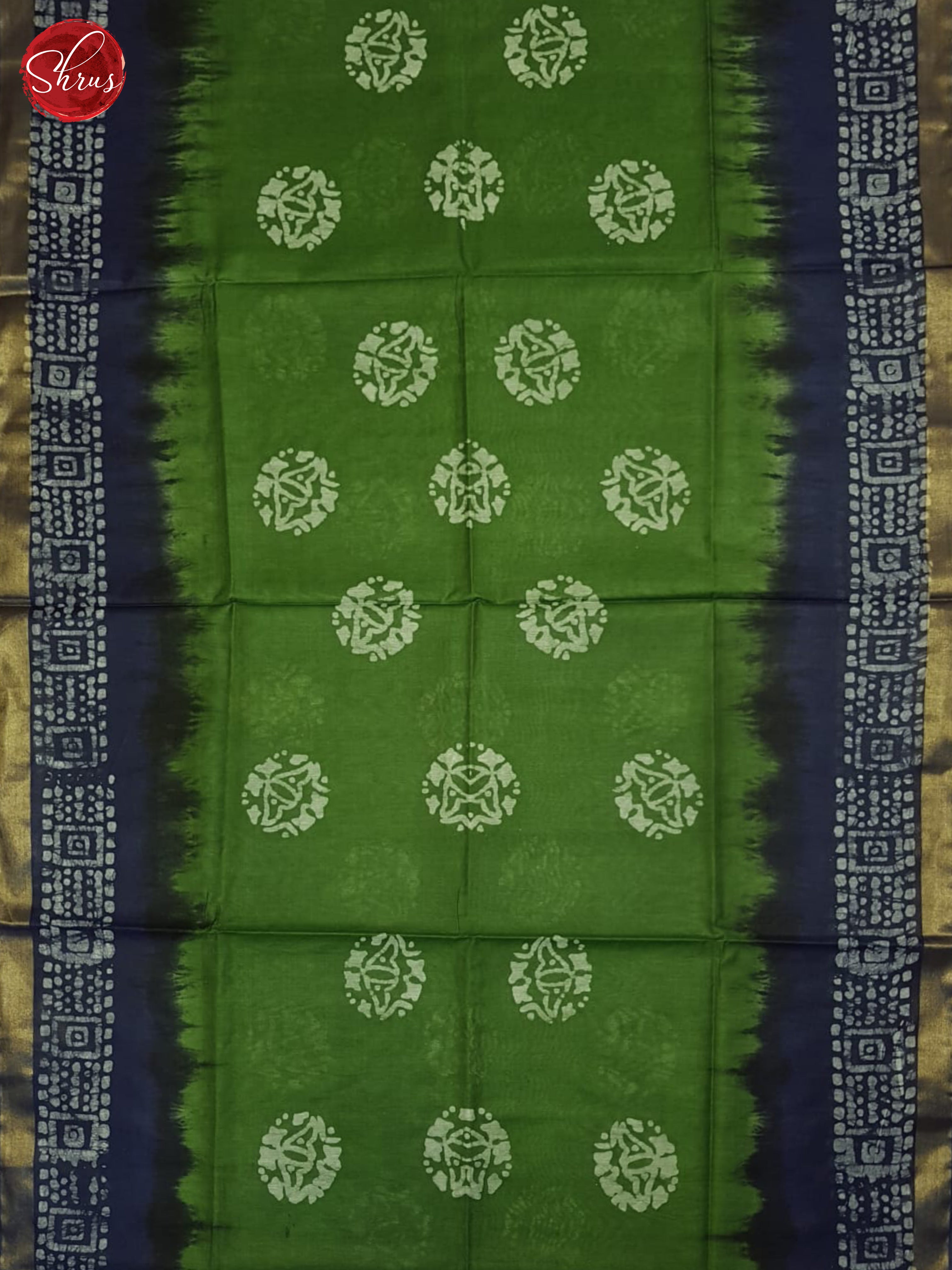 Green And Blue - Bhatik Saree - Shop on ShrusEternity.com