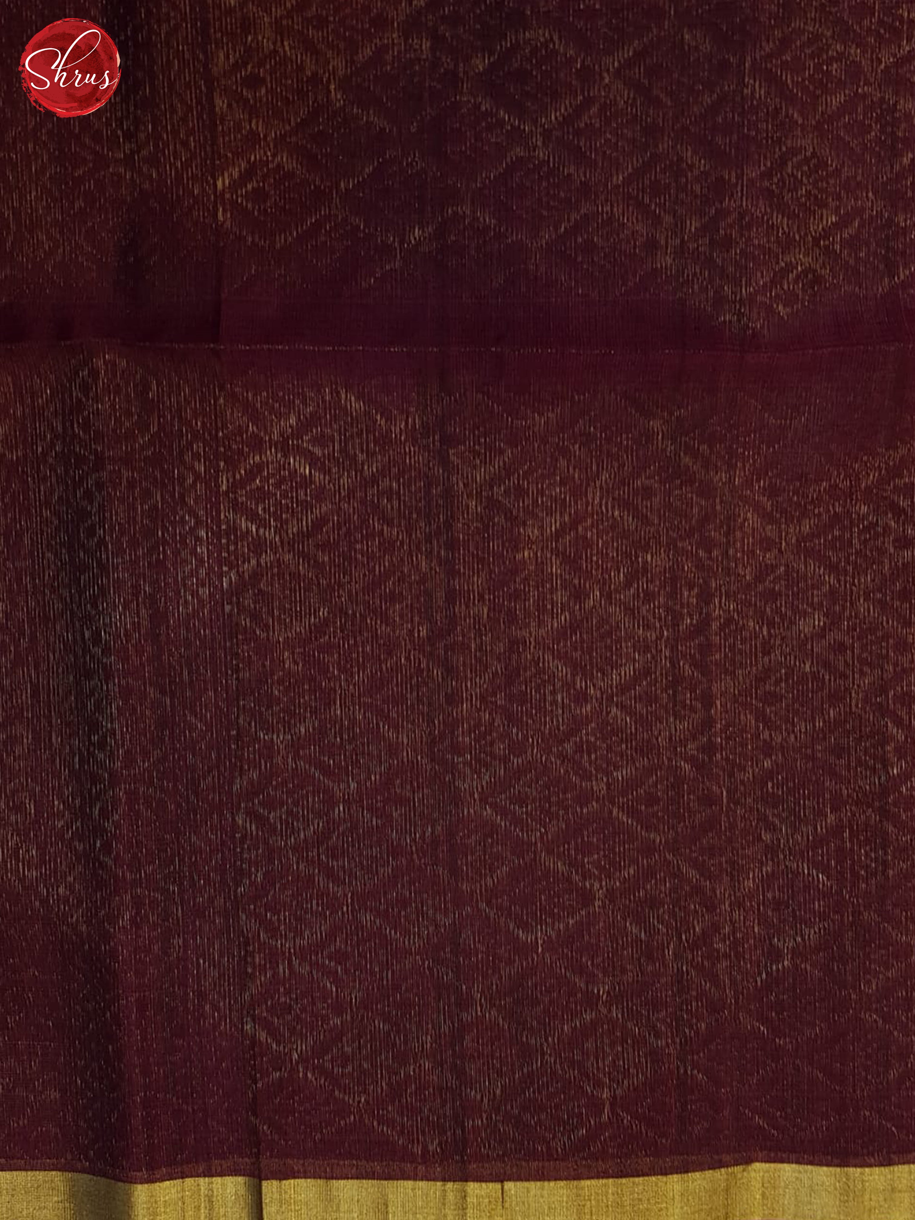 Green & Wine - Silk Cotton Saree - Shop on ShrusEternity.com