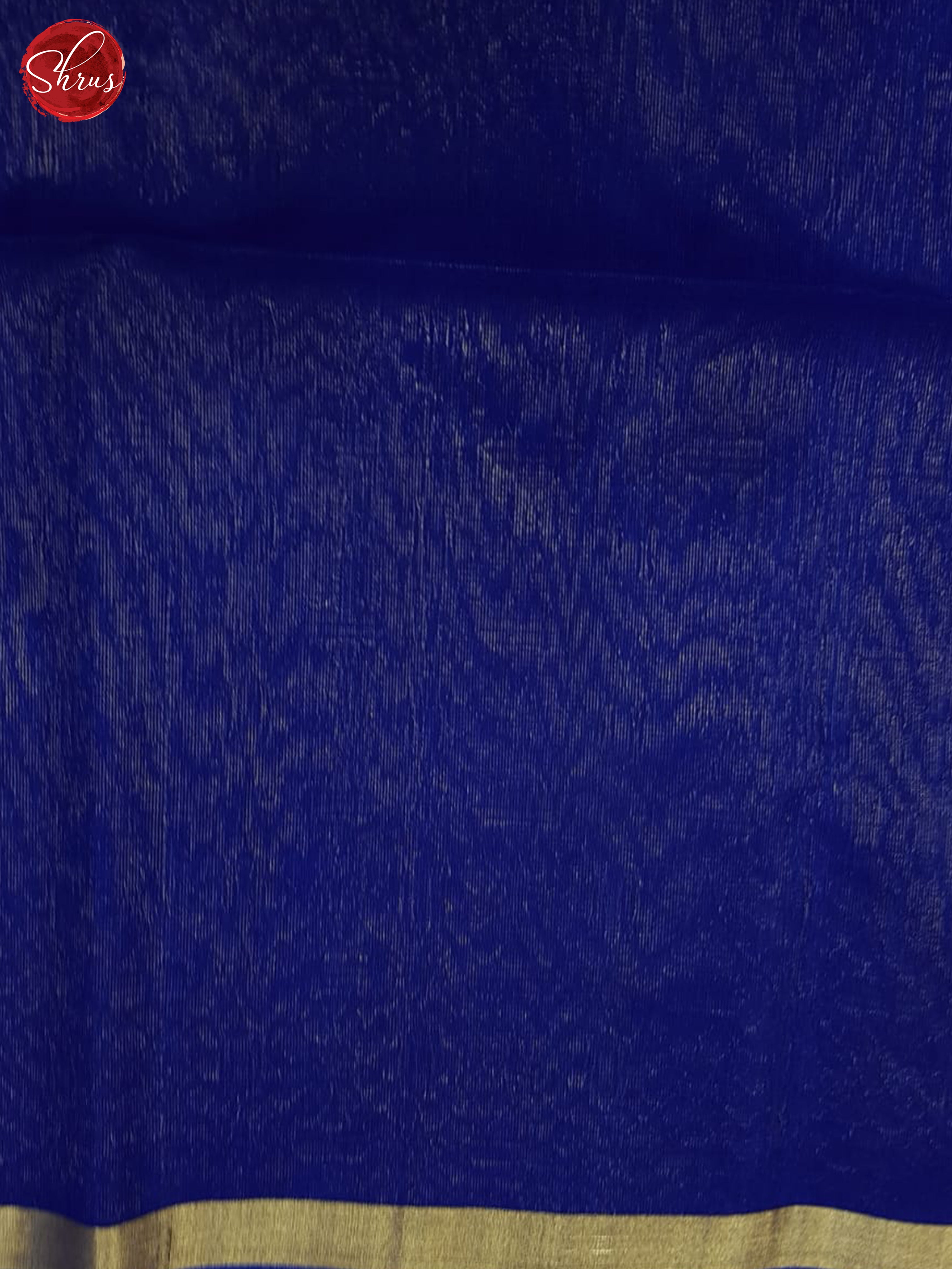 Maroon & Blue - Silk Cotton Saree - Shop on ShrusEternity.com
