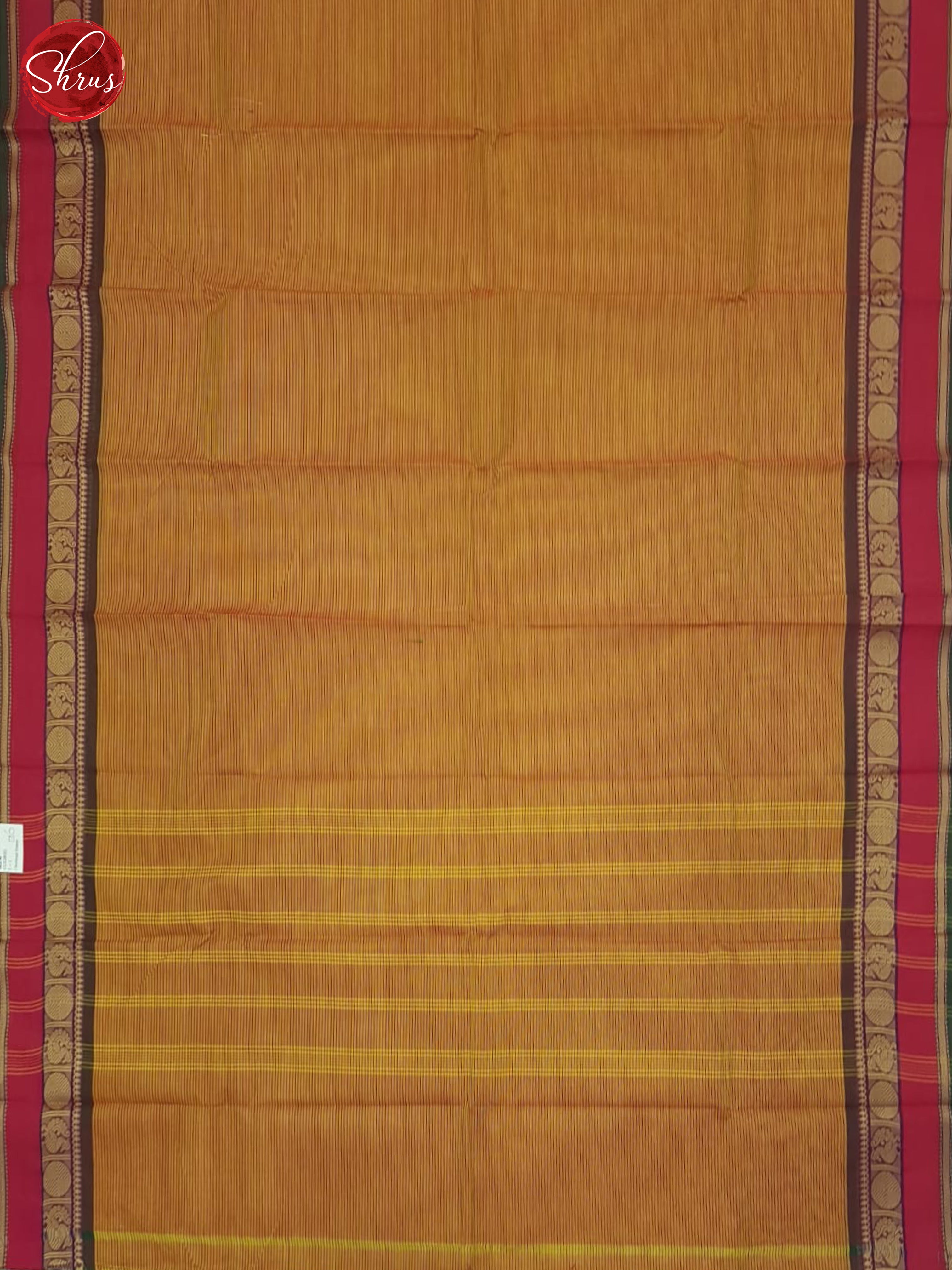 Orange & Pink - Chettinad Cotton Saree - Shop on ShrusEternity.com