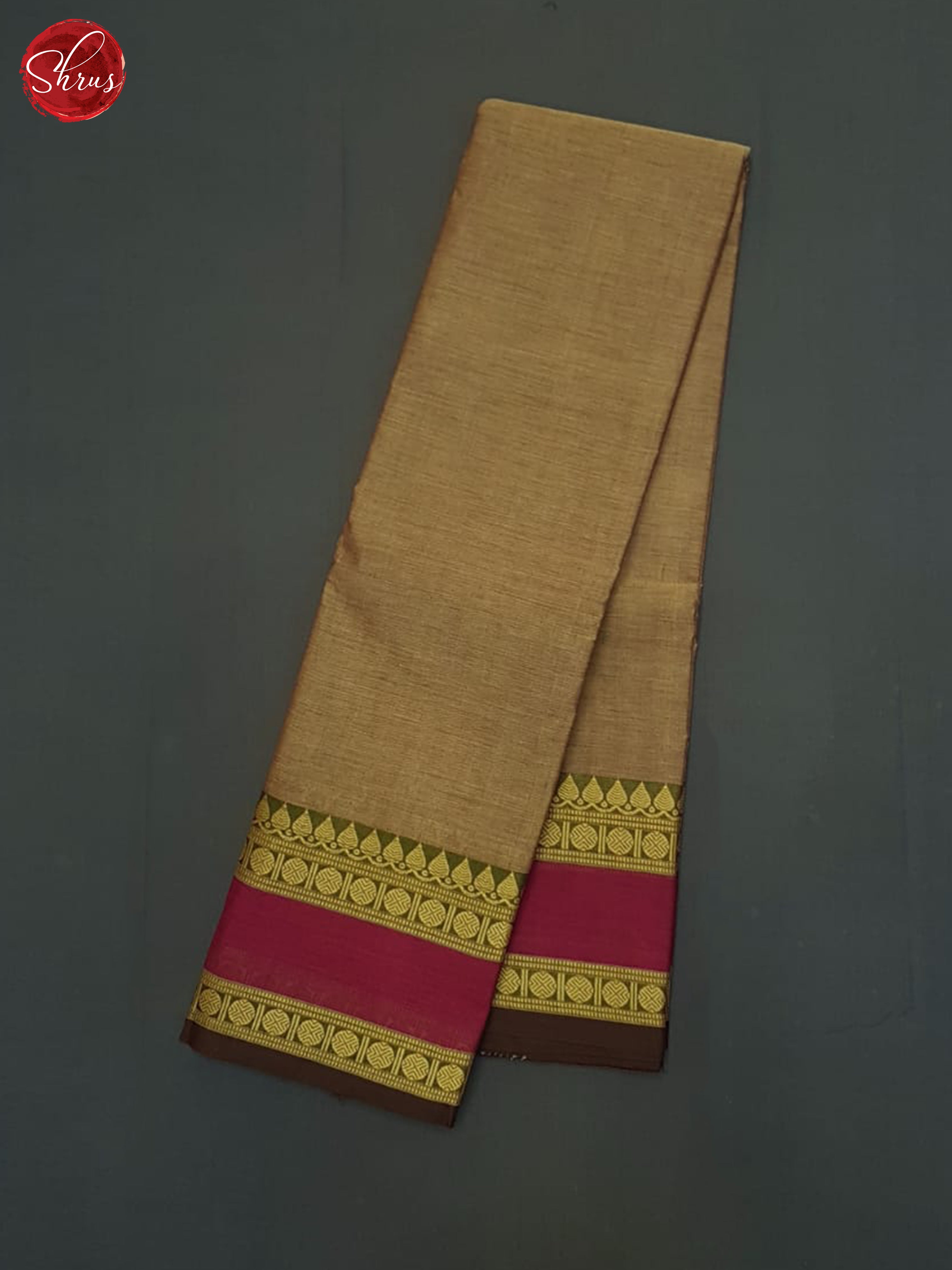 Brown & Pink - Chettinad Cotton Saree - Shop on ShrusEternity.com