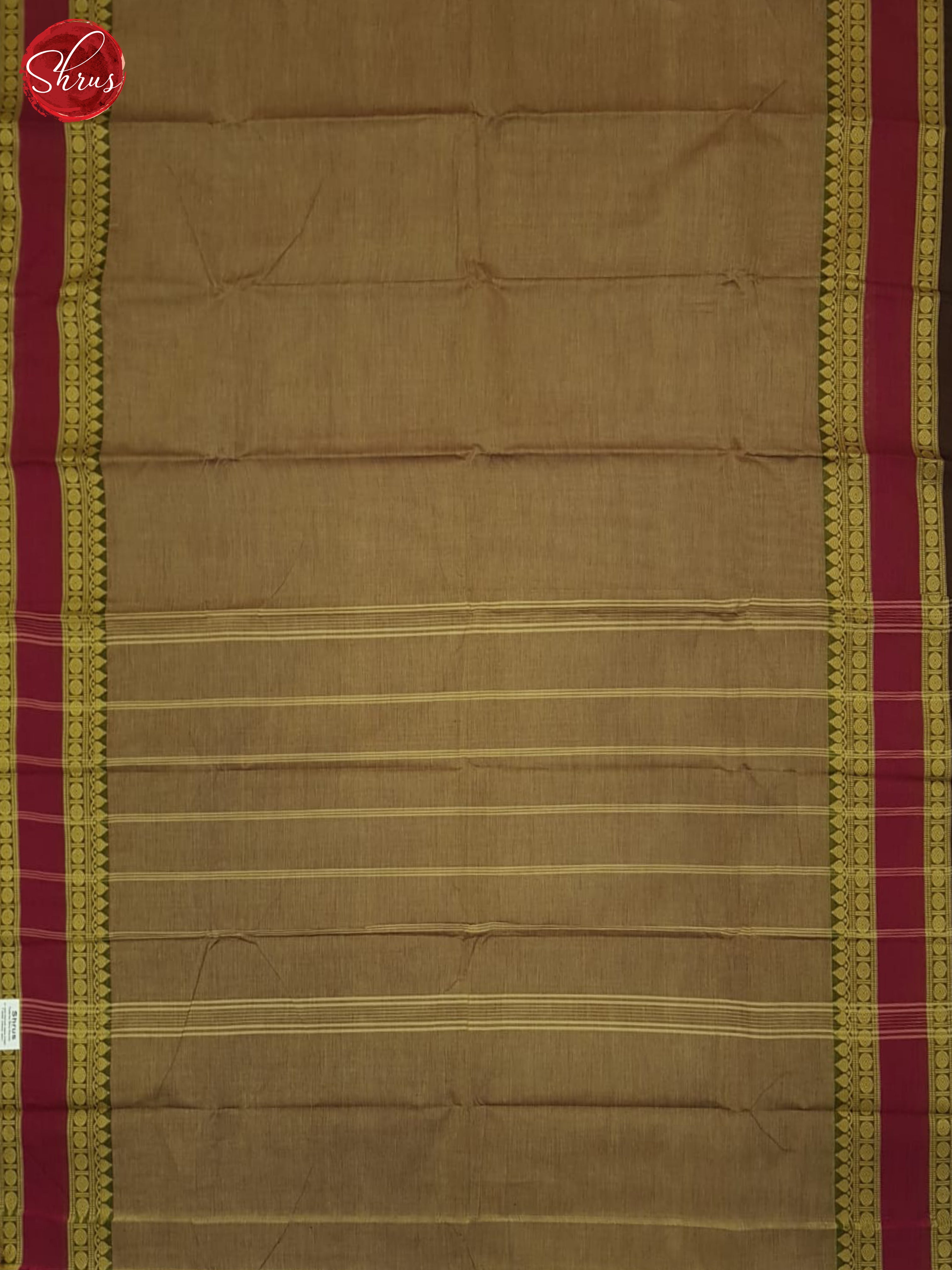 Brown & Pink - Chettinad Cotton Saree - Shop on ShrusEternity.com