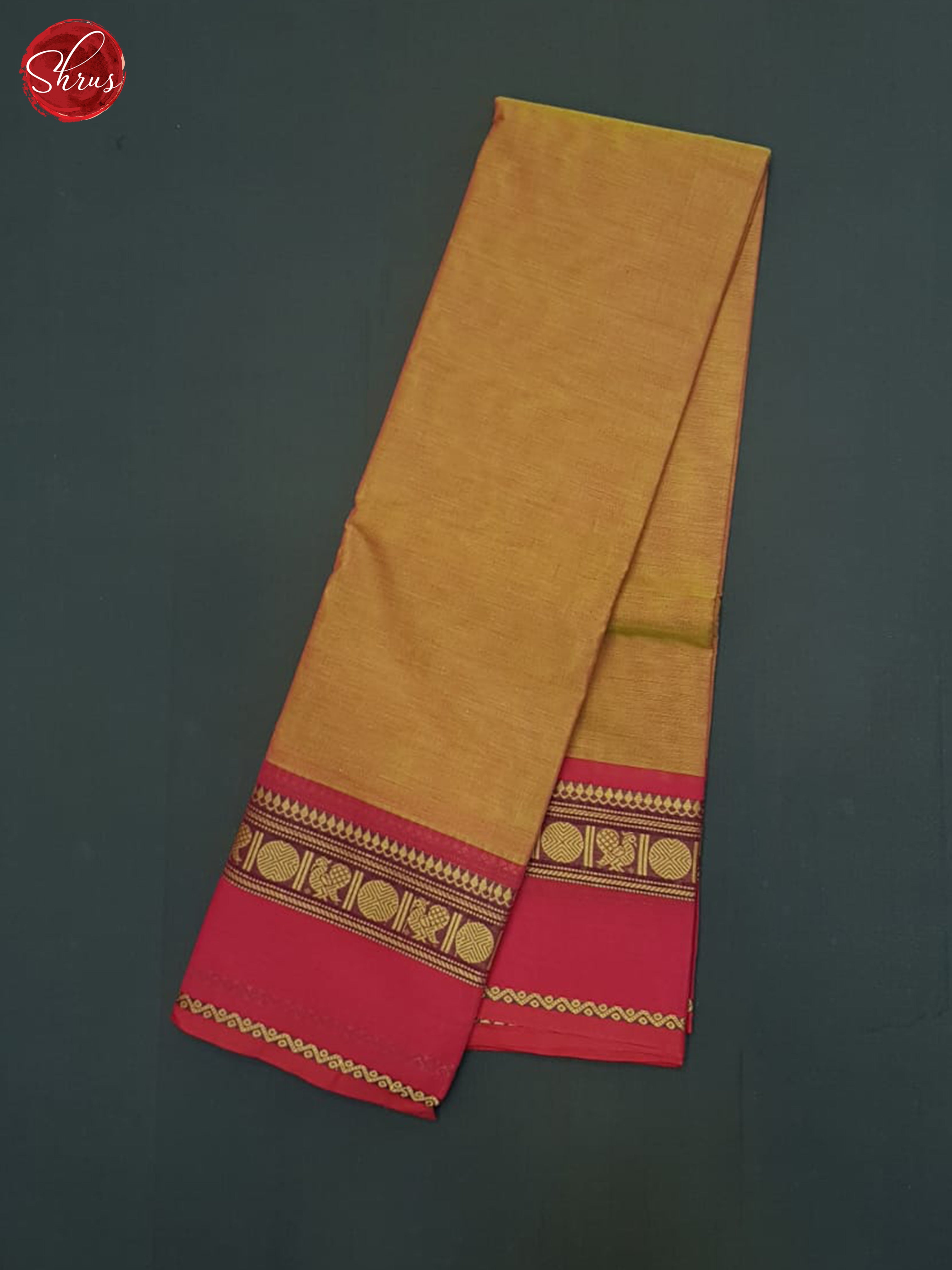 Double Shaded Orange & Pink - Chettinad Cotton Saree - Shop on ShrusEternity.com