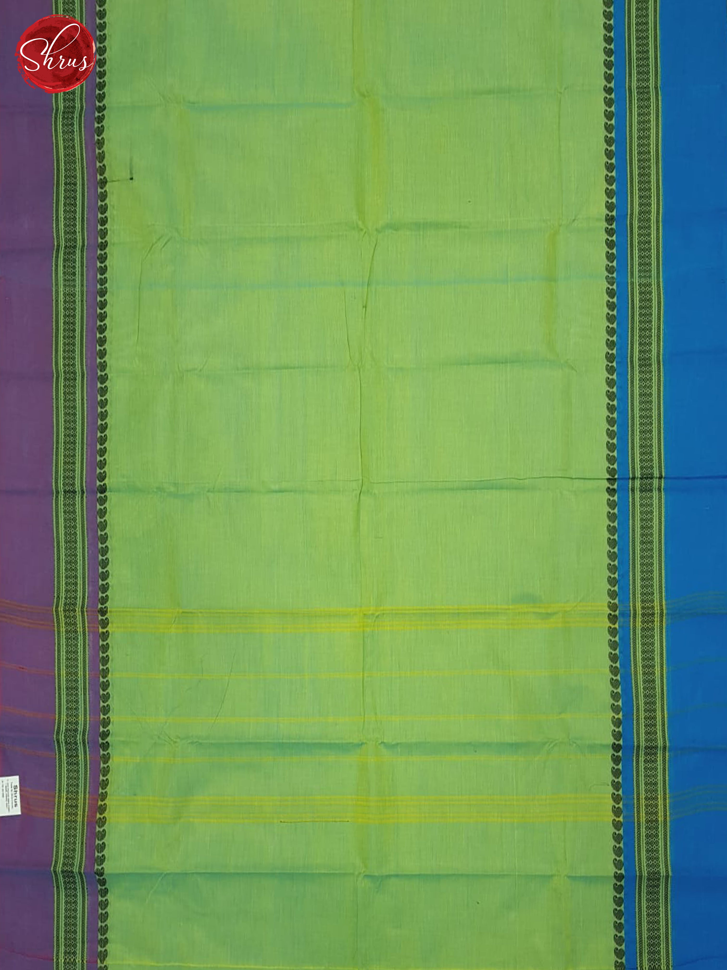 Green & Purple- Chettinad Cotton Saree - Shop on ShrusEternity.com