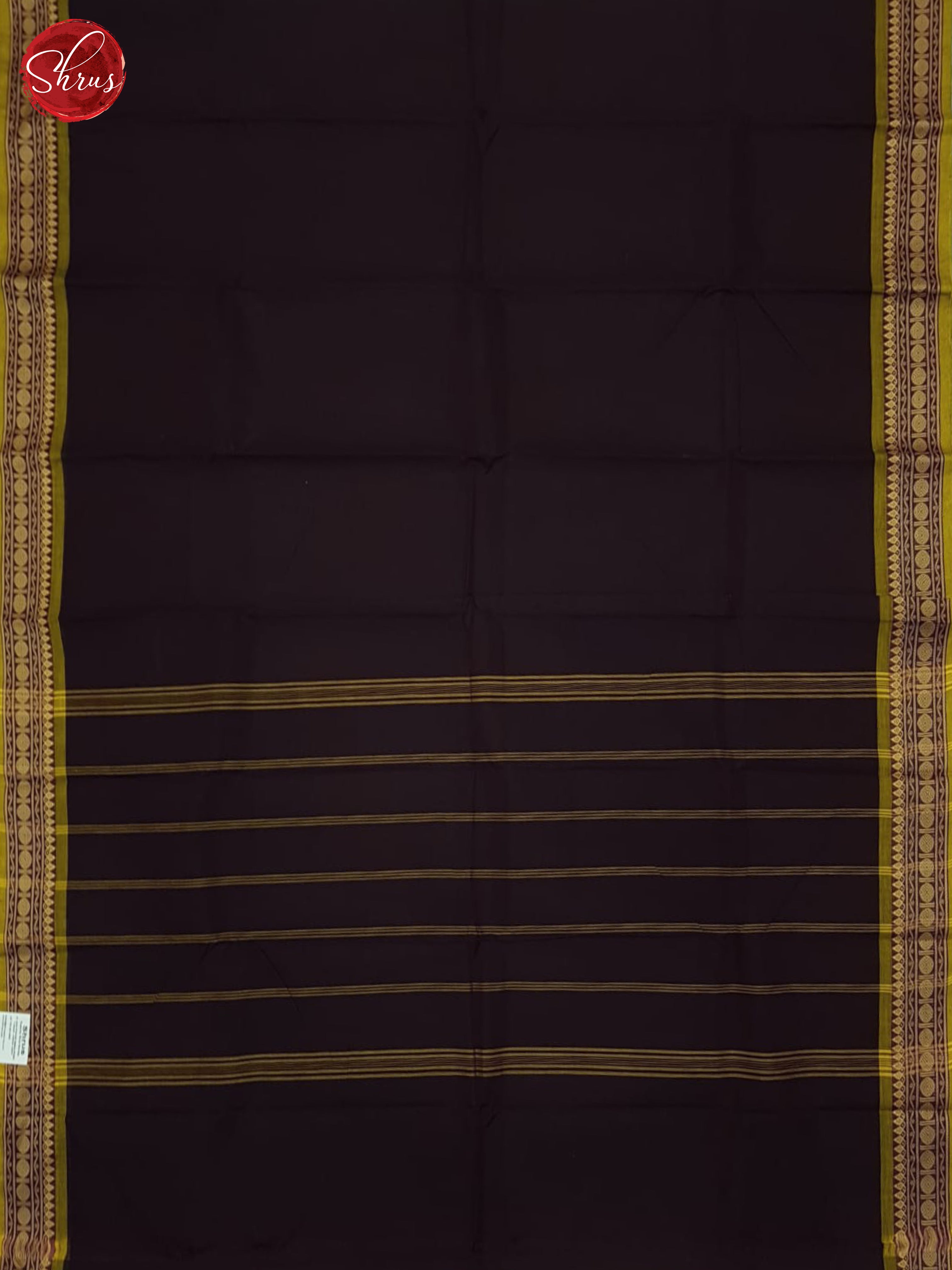 Deep Wine & Mustard - Chettinad Cotton Saree - Shop on ShrusEternity.com