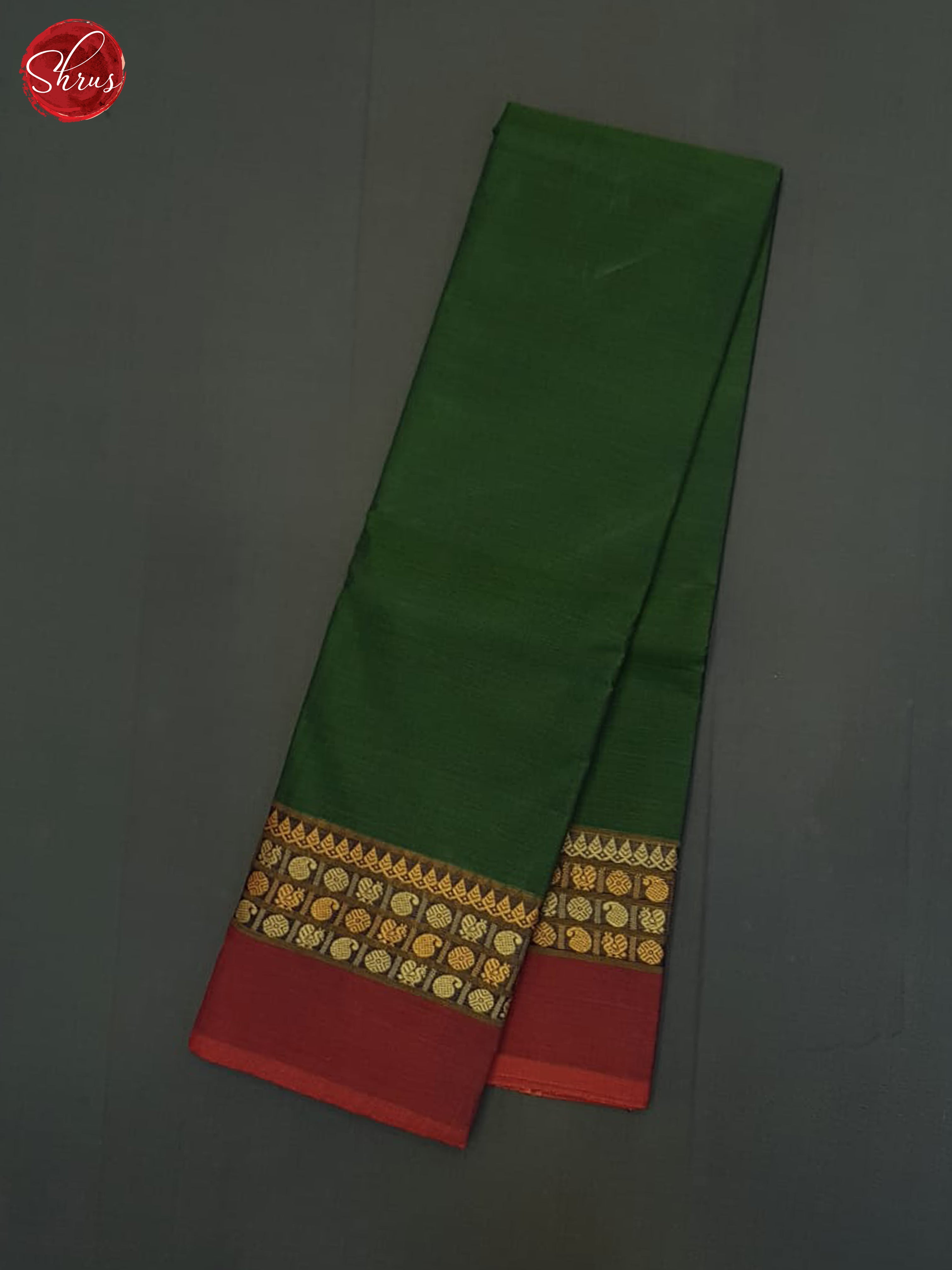 Green & Maroon- Chettinad Cotton Saree - Shop on ShrusEternity.com