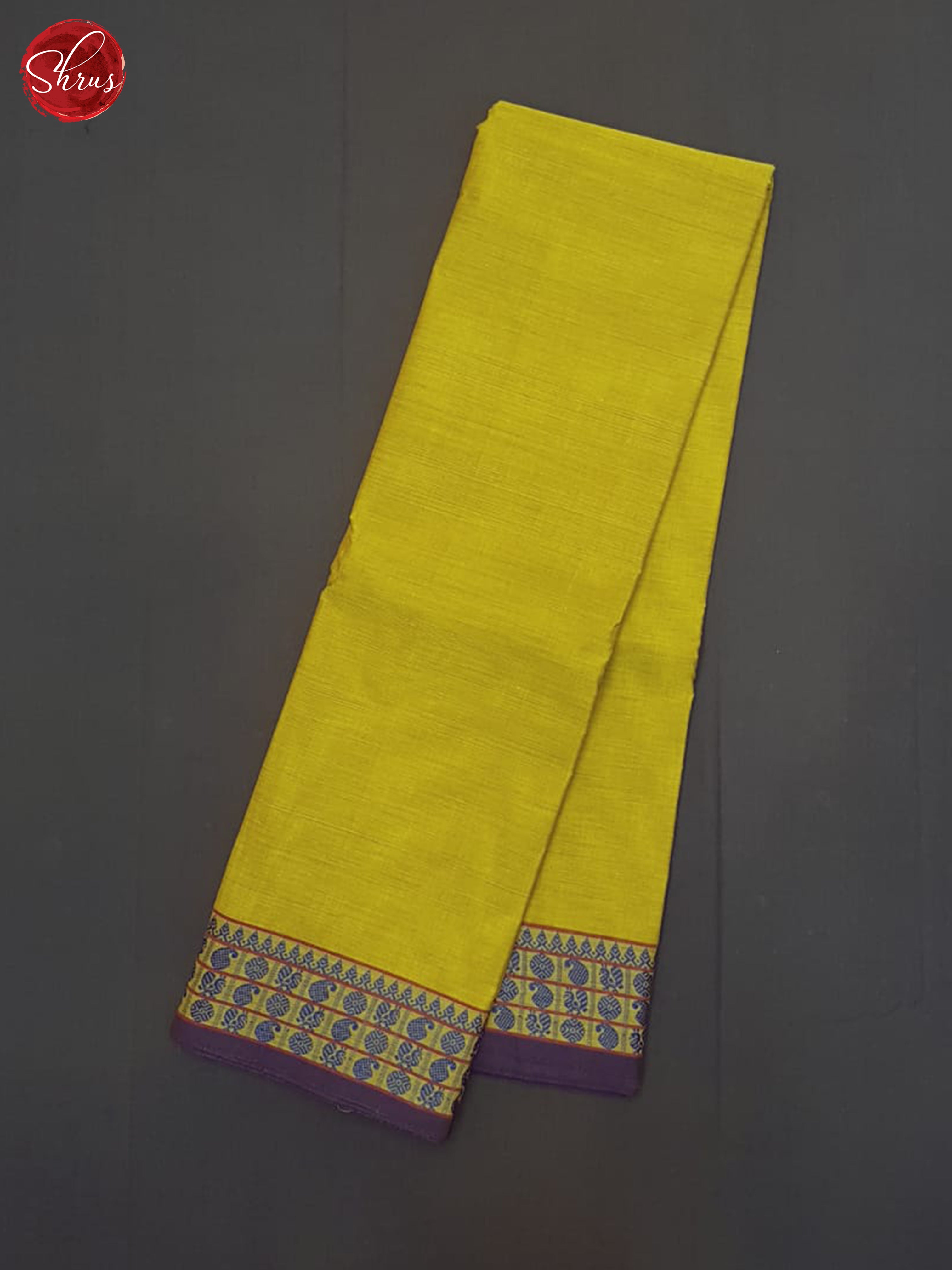 Lime & Purple - Chettinad Cotton Saree - Shop on ShrusEternity.com