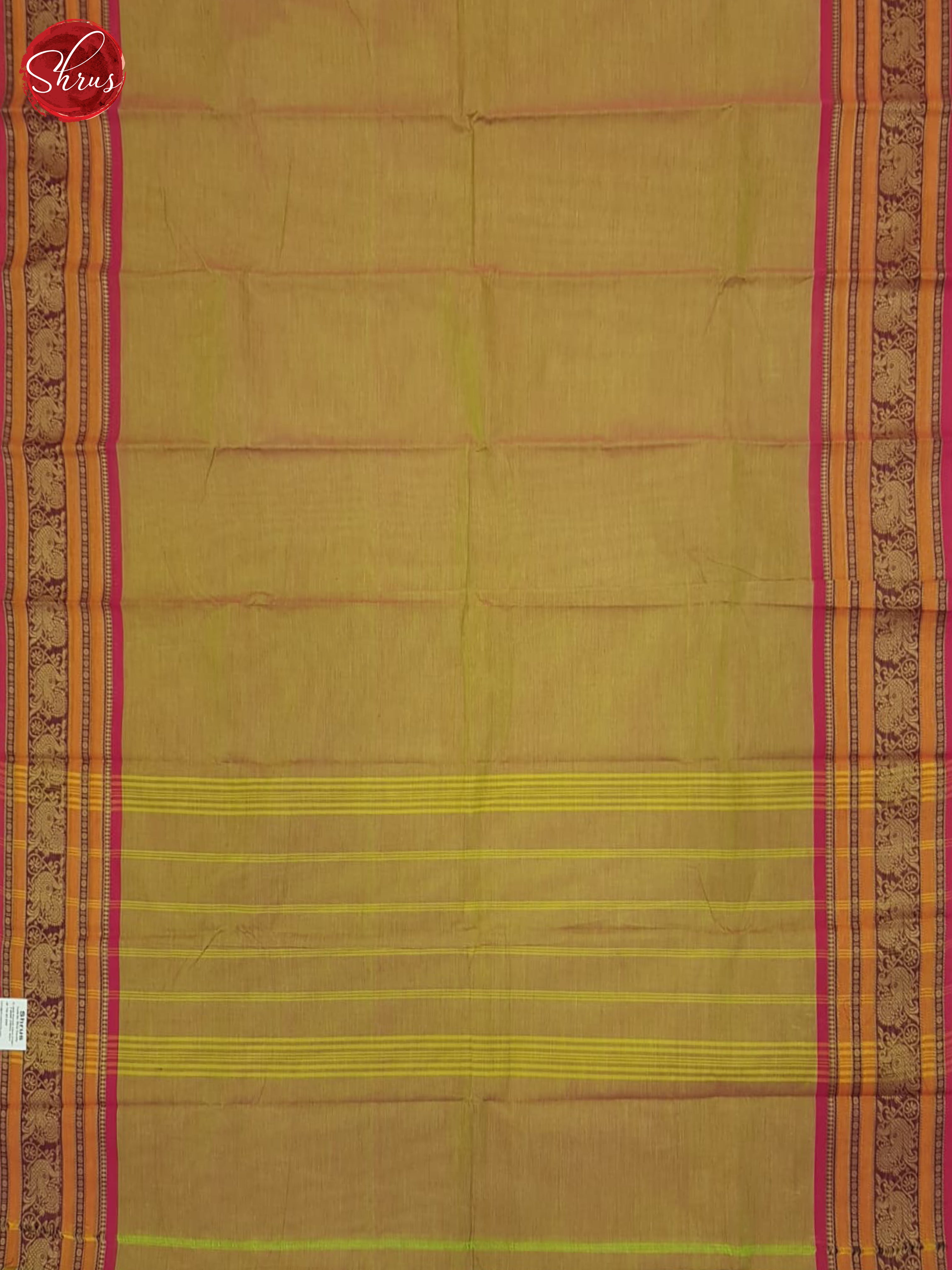 Mahulir Green & Pink - Chettinad Cotton Saree - Shop on ShrusEternity.com