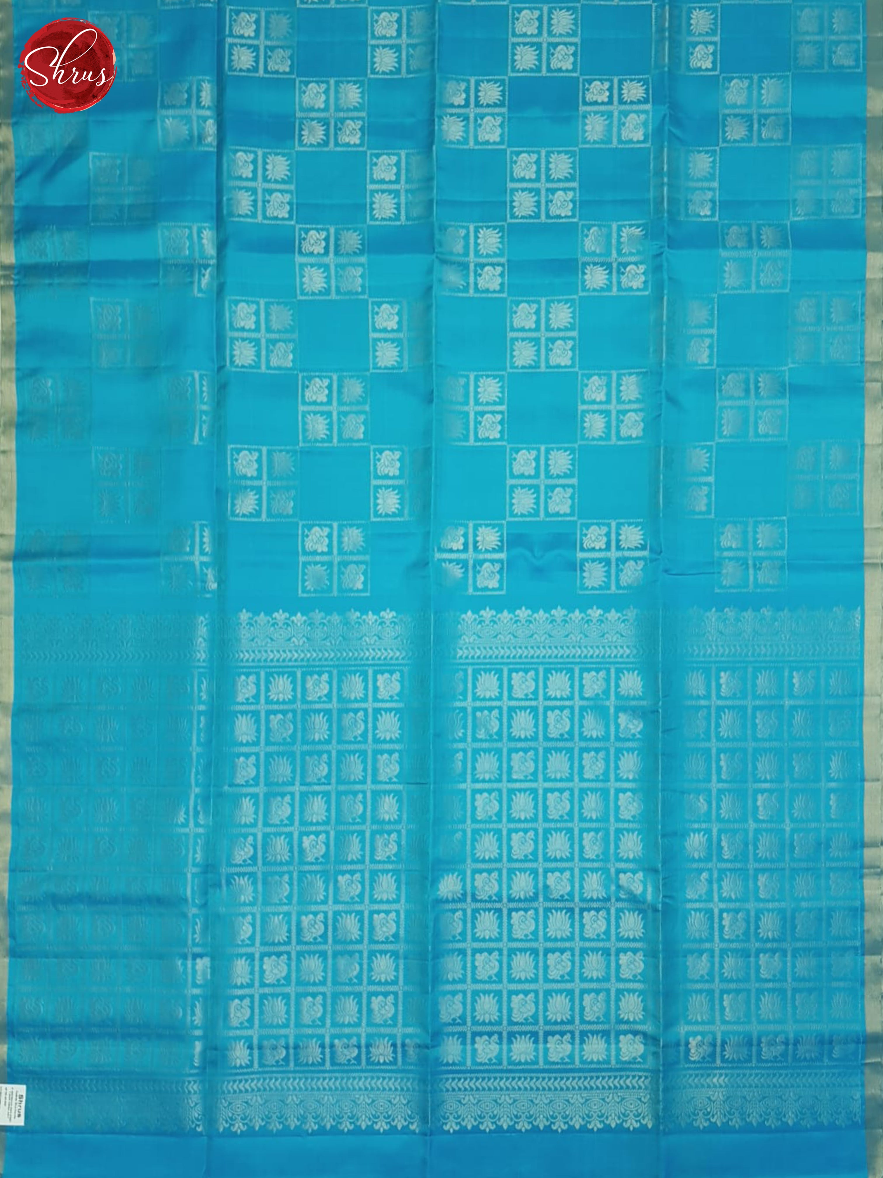 Blue(Single Tone)- Soft Silk Saree - Shop on ShrusEternity.com