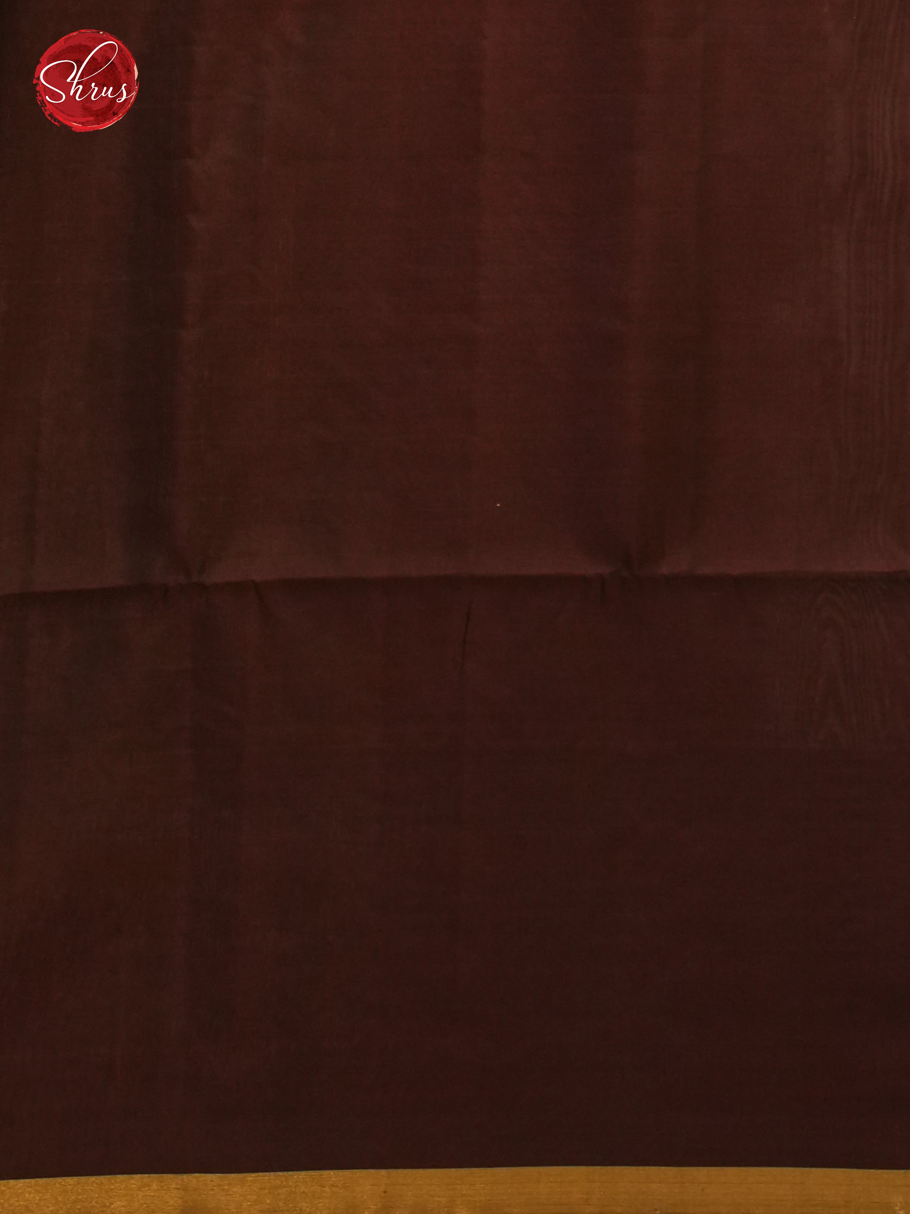 Grey And Brown- Soft Silk Saree - Shop on ShrusEternity.com
