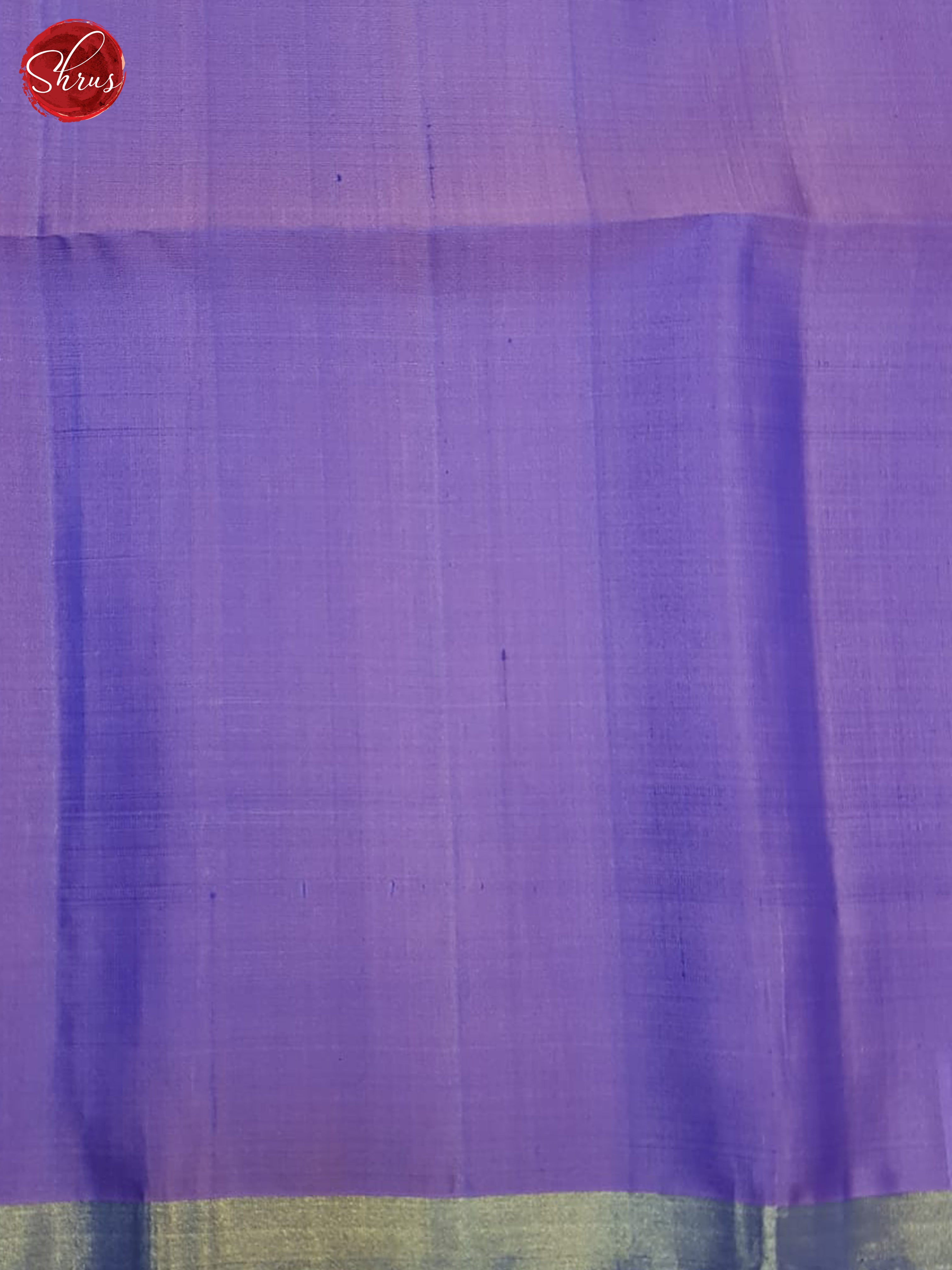 Blue And Lavender- Soft Silk Saree - Shop on ShrusEternity.com