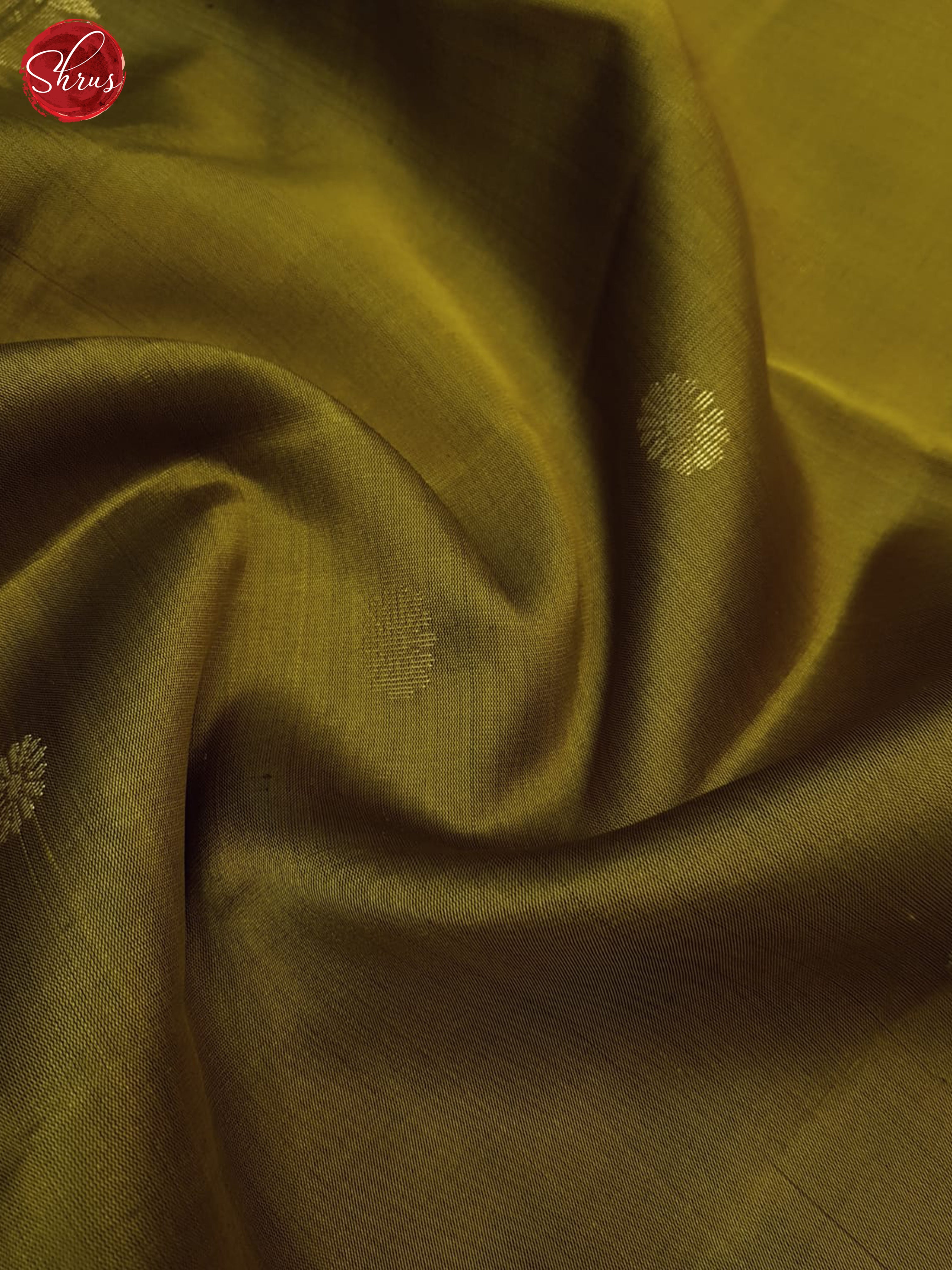 Mehandi Green  & Green - Soft Silk Saree - Shop on ShrusEternity.com