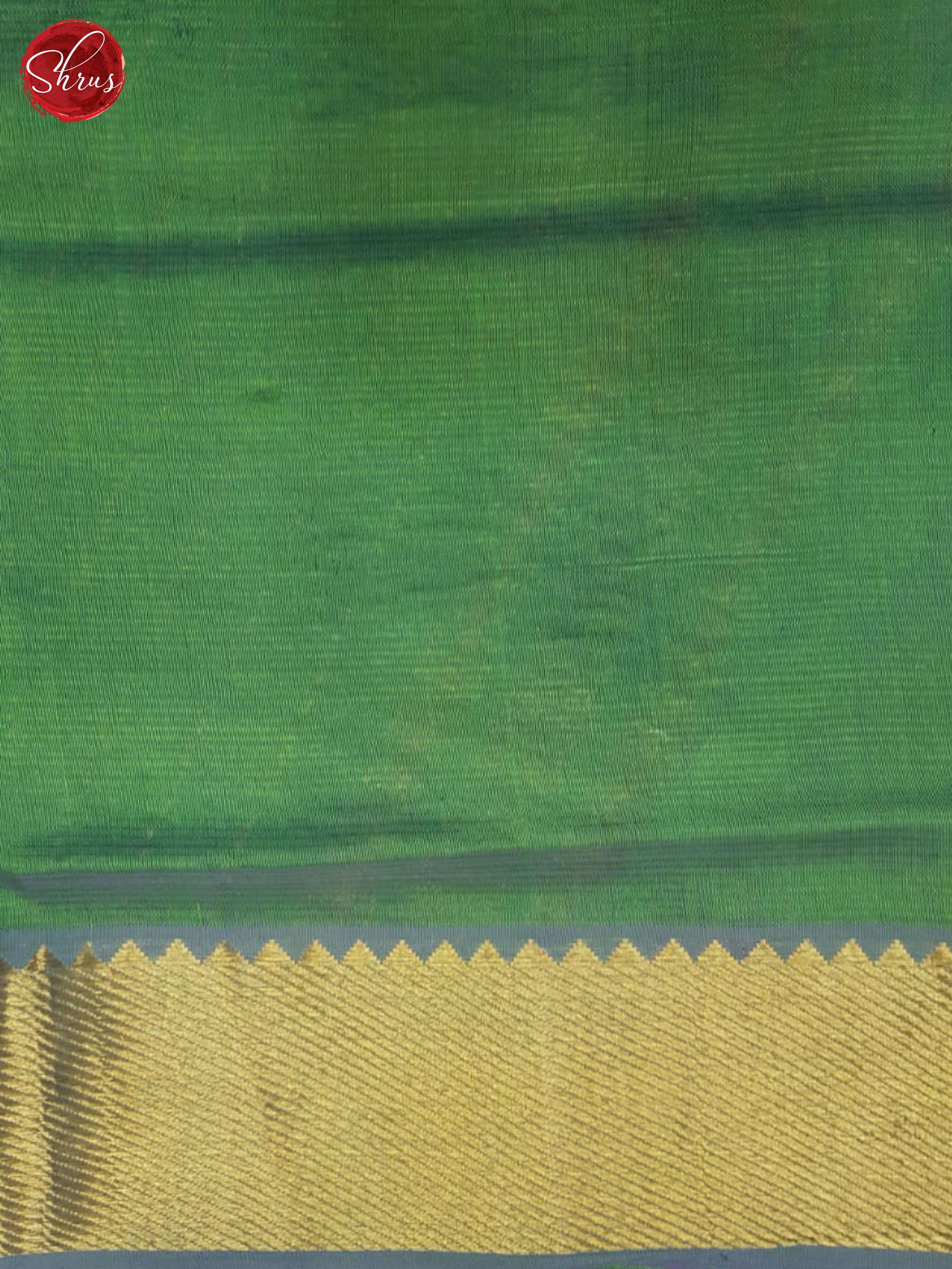 Green & Purple - Mangalagiri silkcotton Saree - Shop on ShrusEternity.com