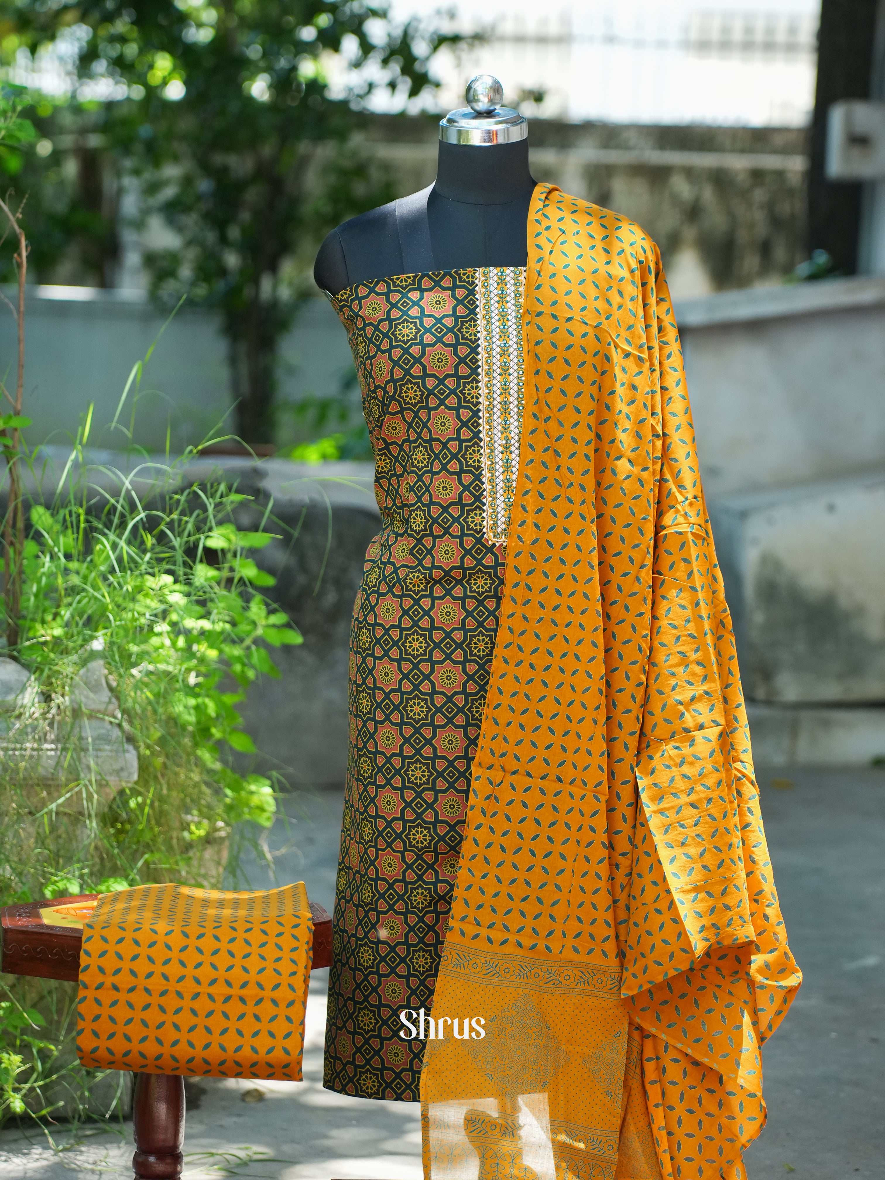 CDS03166 - Ajrakh Salwar - Shop on ShrusEternity.com