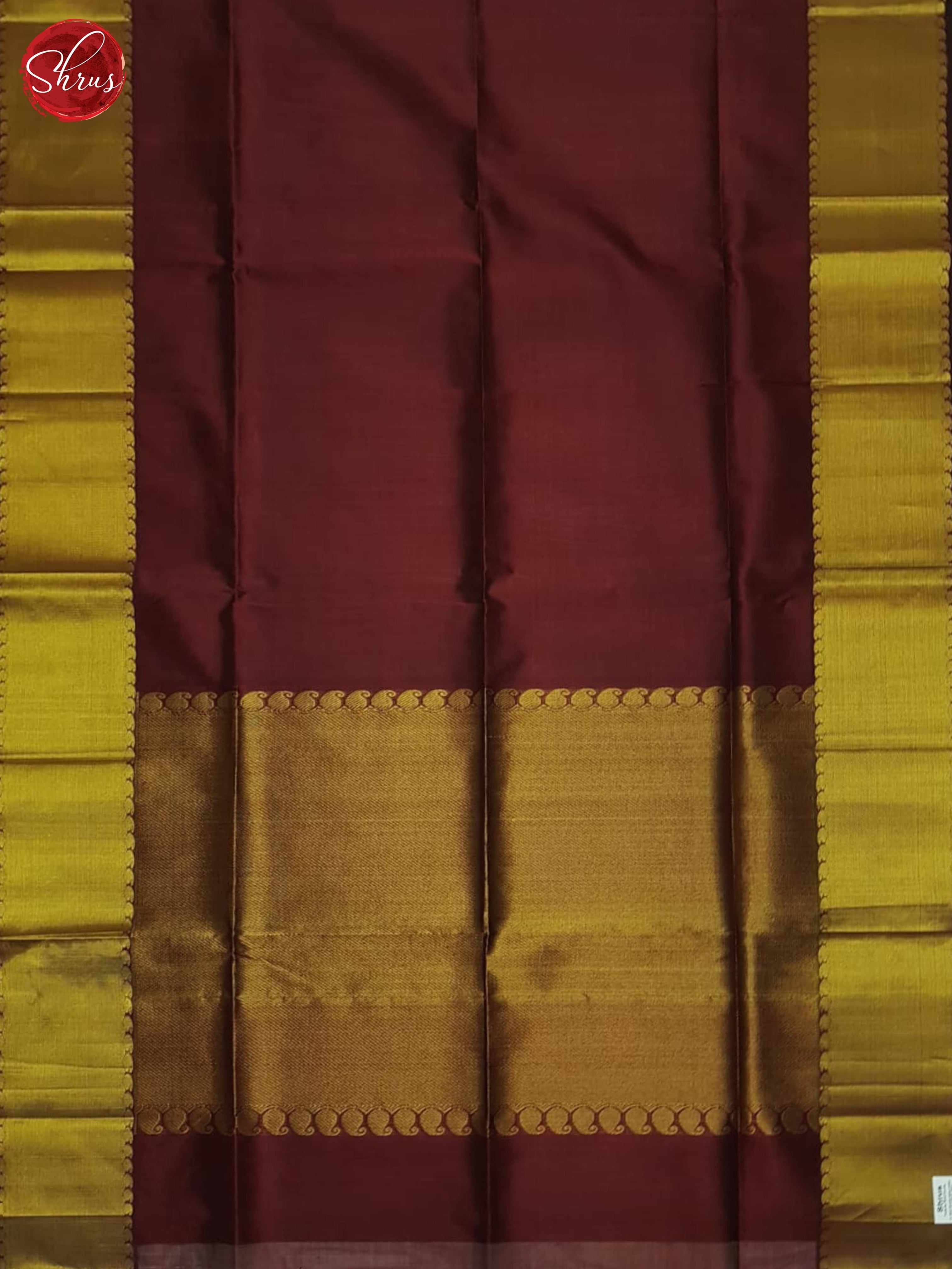 Maroon(Single Tone)- Silk Cotton Saree - Shop on ShrusEternity.com