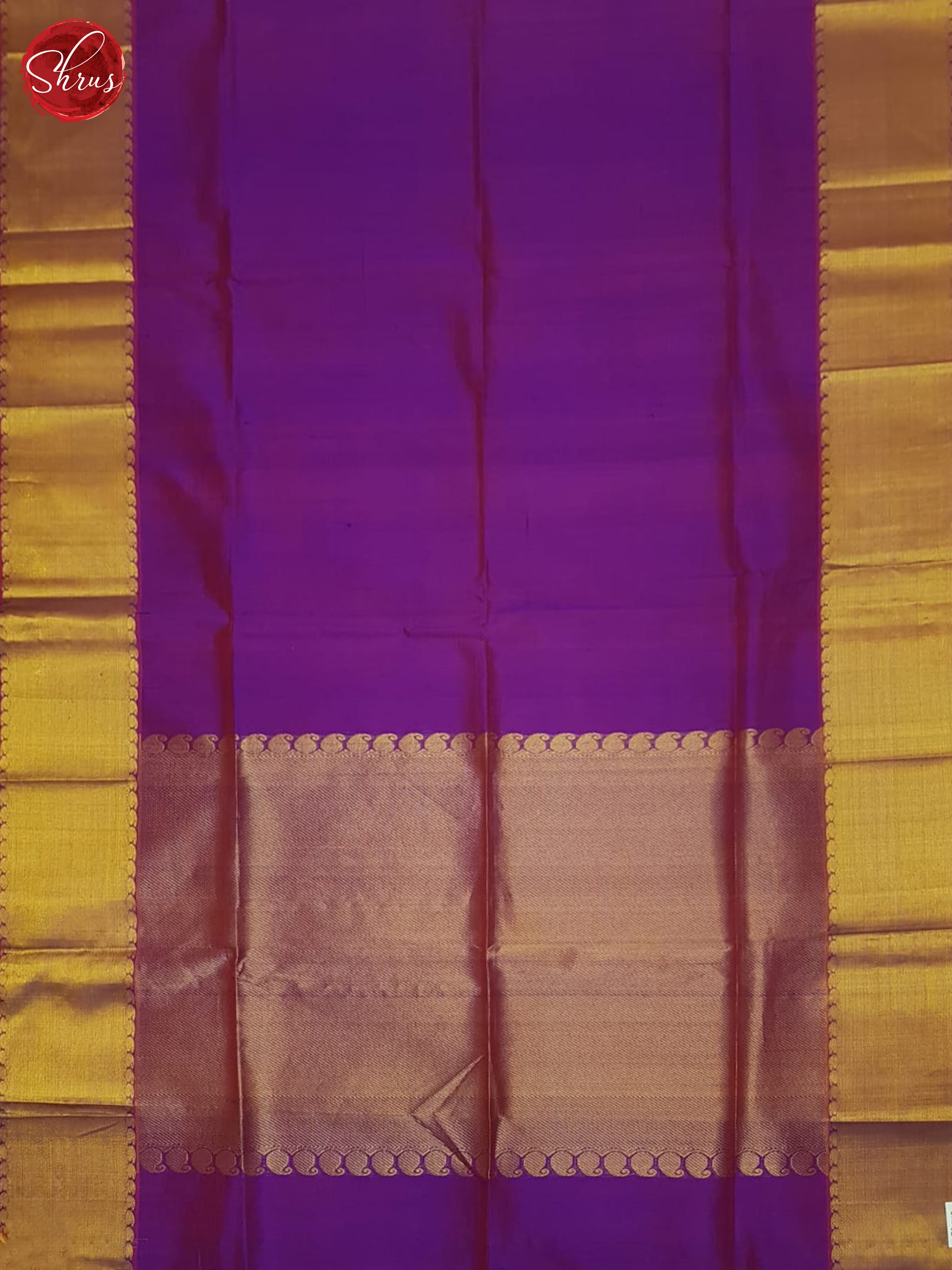 Purple(Single Tone)- Silk Cotton Saree - Shop on ShrusEternity.com