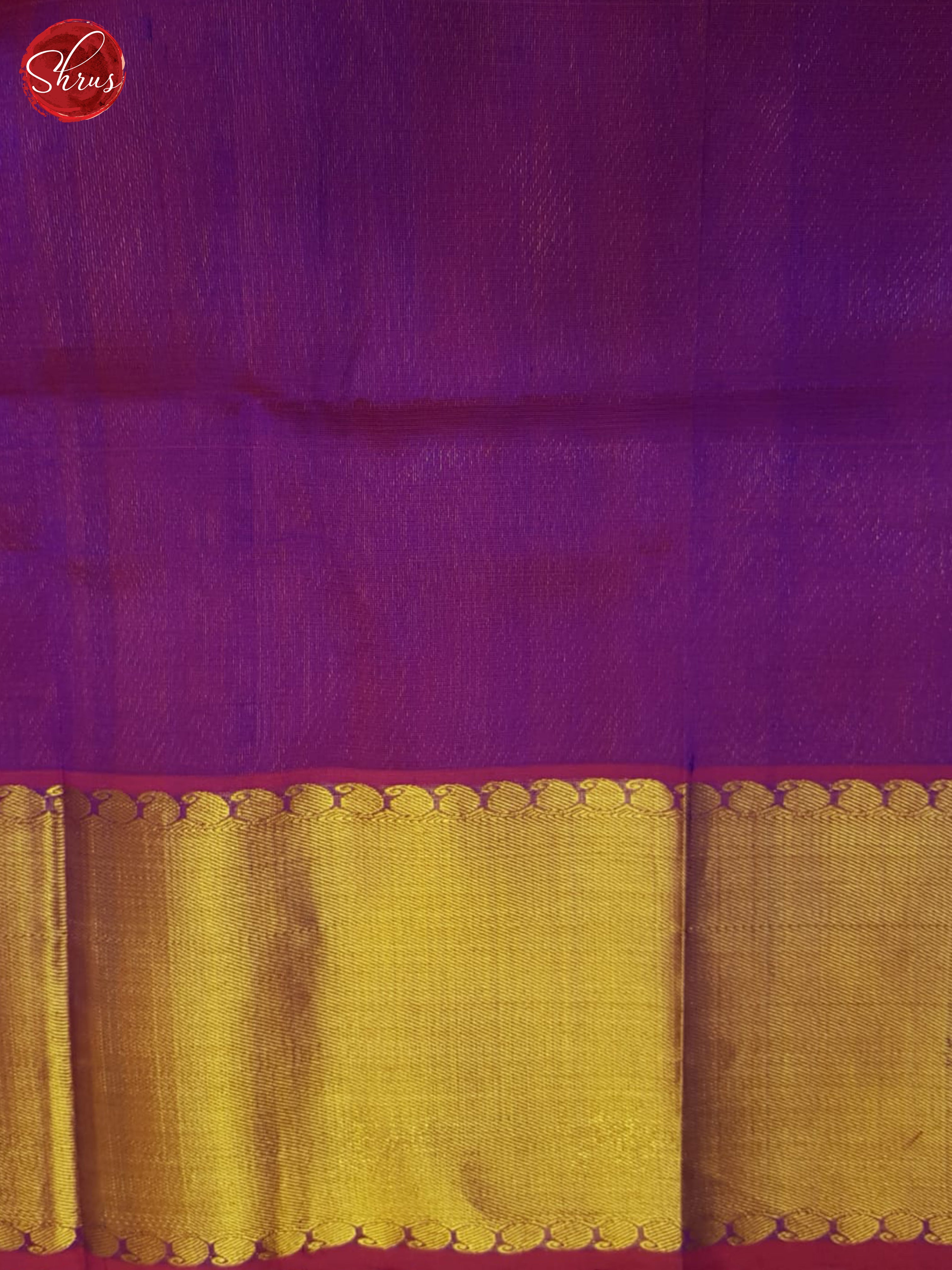 Purple(Single Tone)- Silk Cotton Saree - Shop on ShrusEternity.com