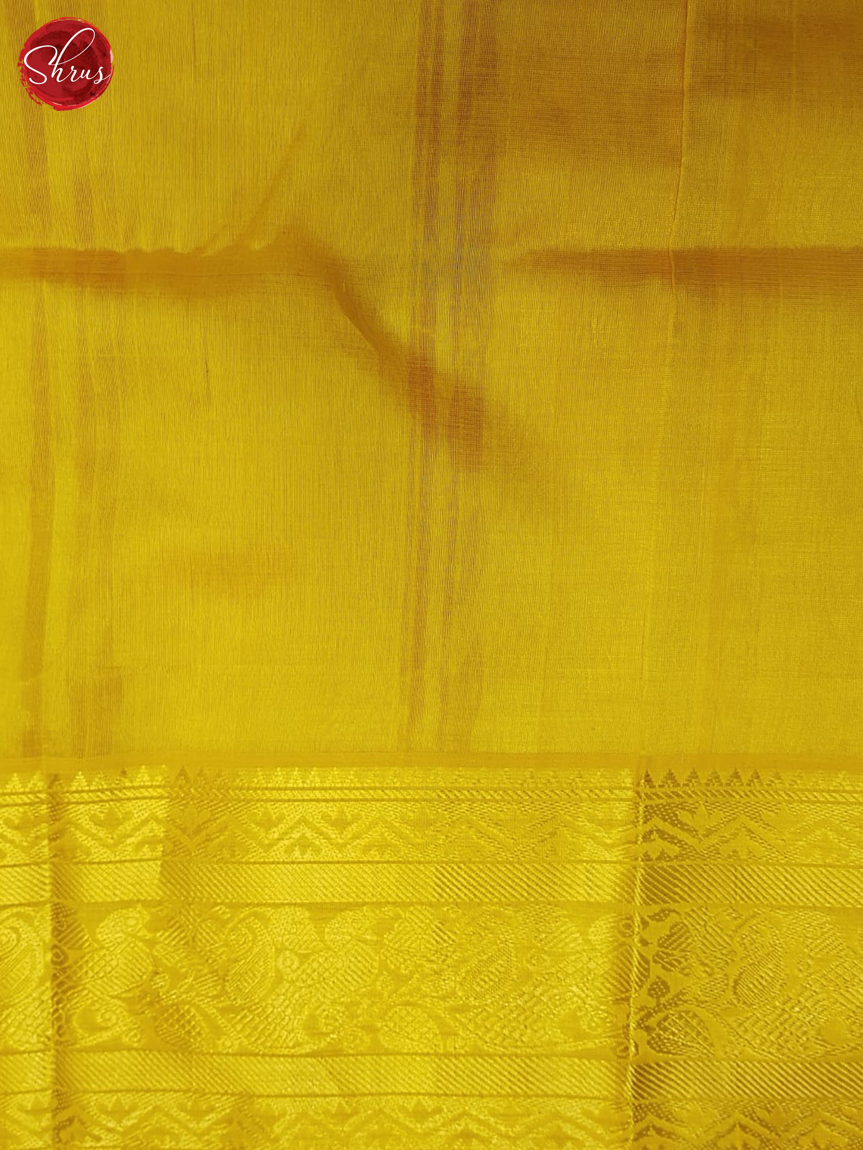 Arraku Marron And Mambala Yellow - Silk Cotton Saree - Shop on ShrusEternity.com