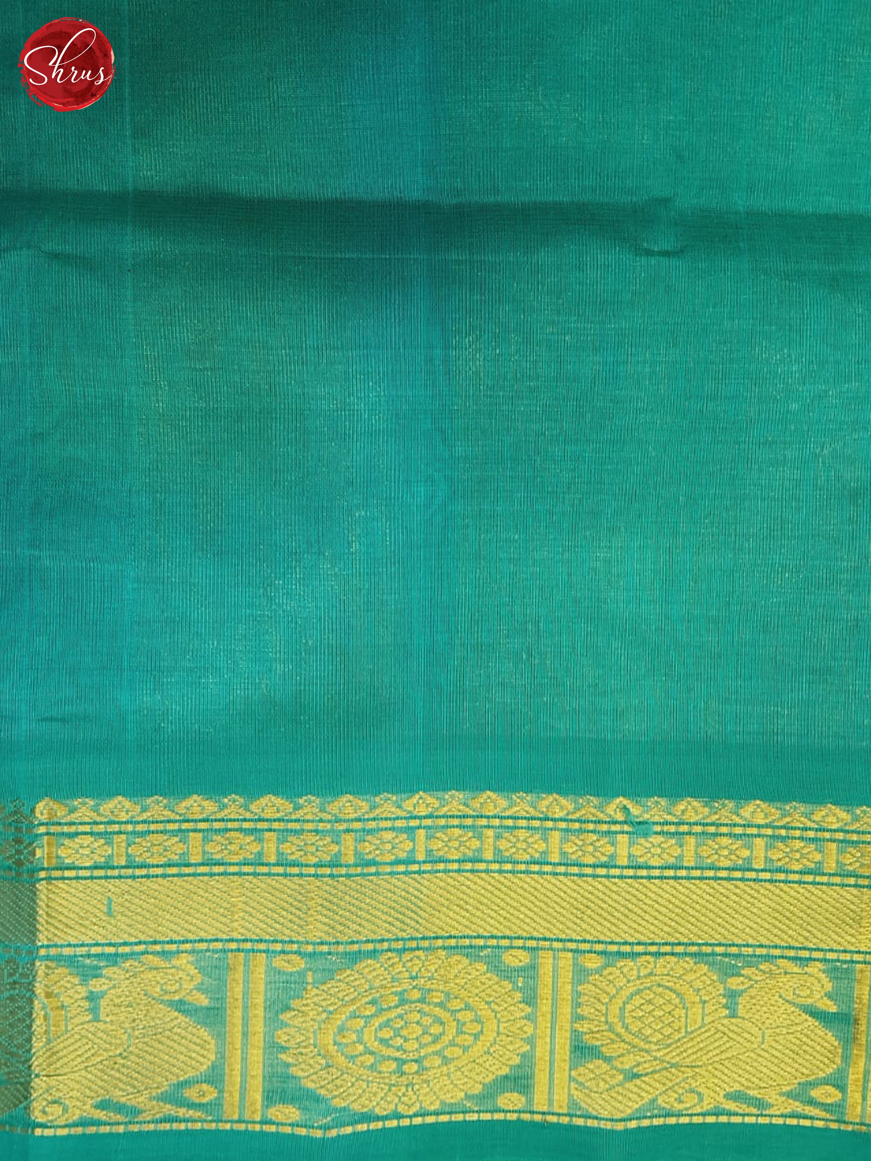 Vadamalli And Blue- Silk Cotton Saree - Shop on ShrusEternity.com