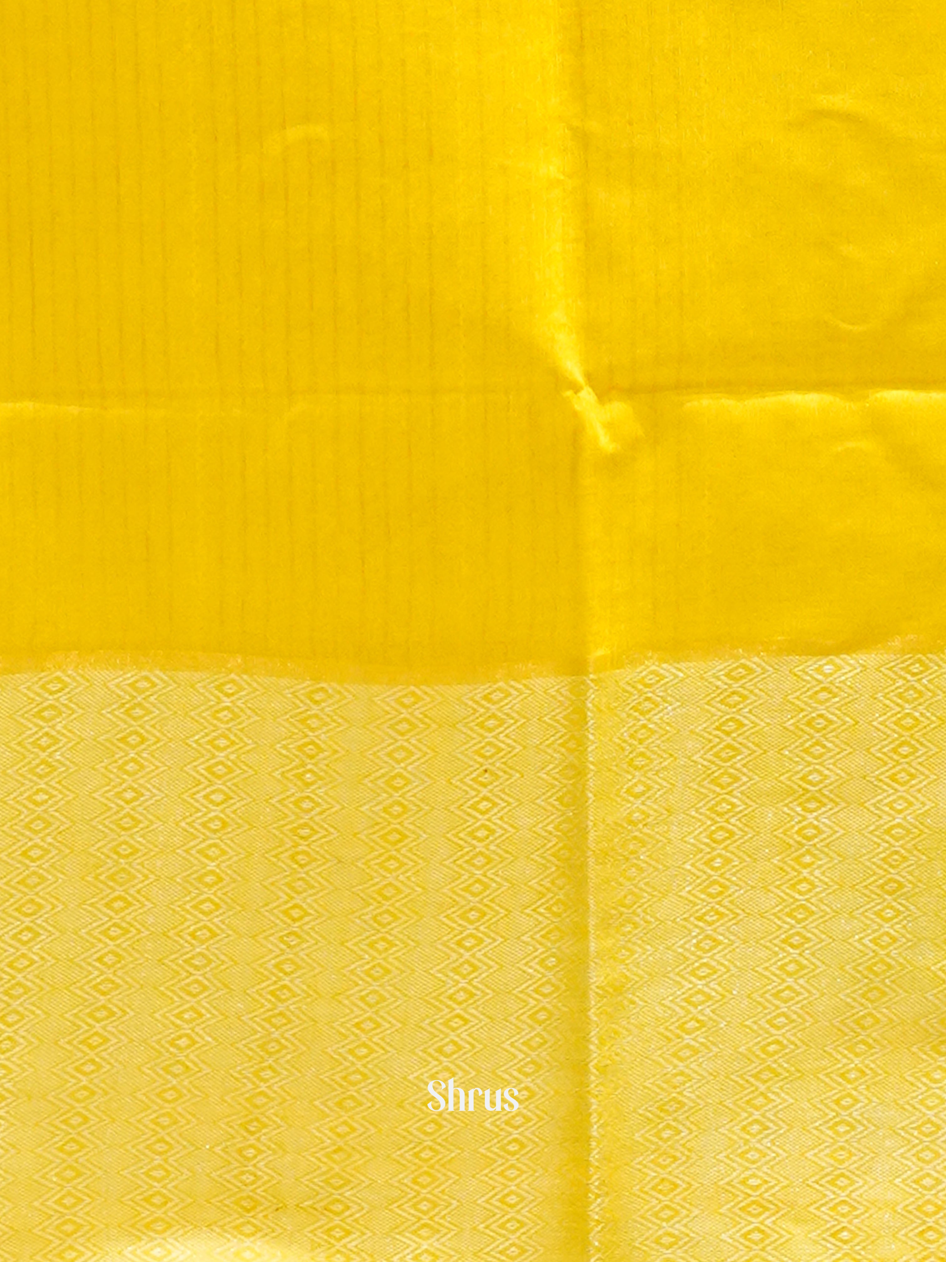 Brown & Yellow -Shibori Saree