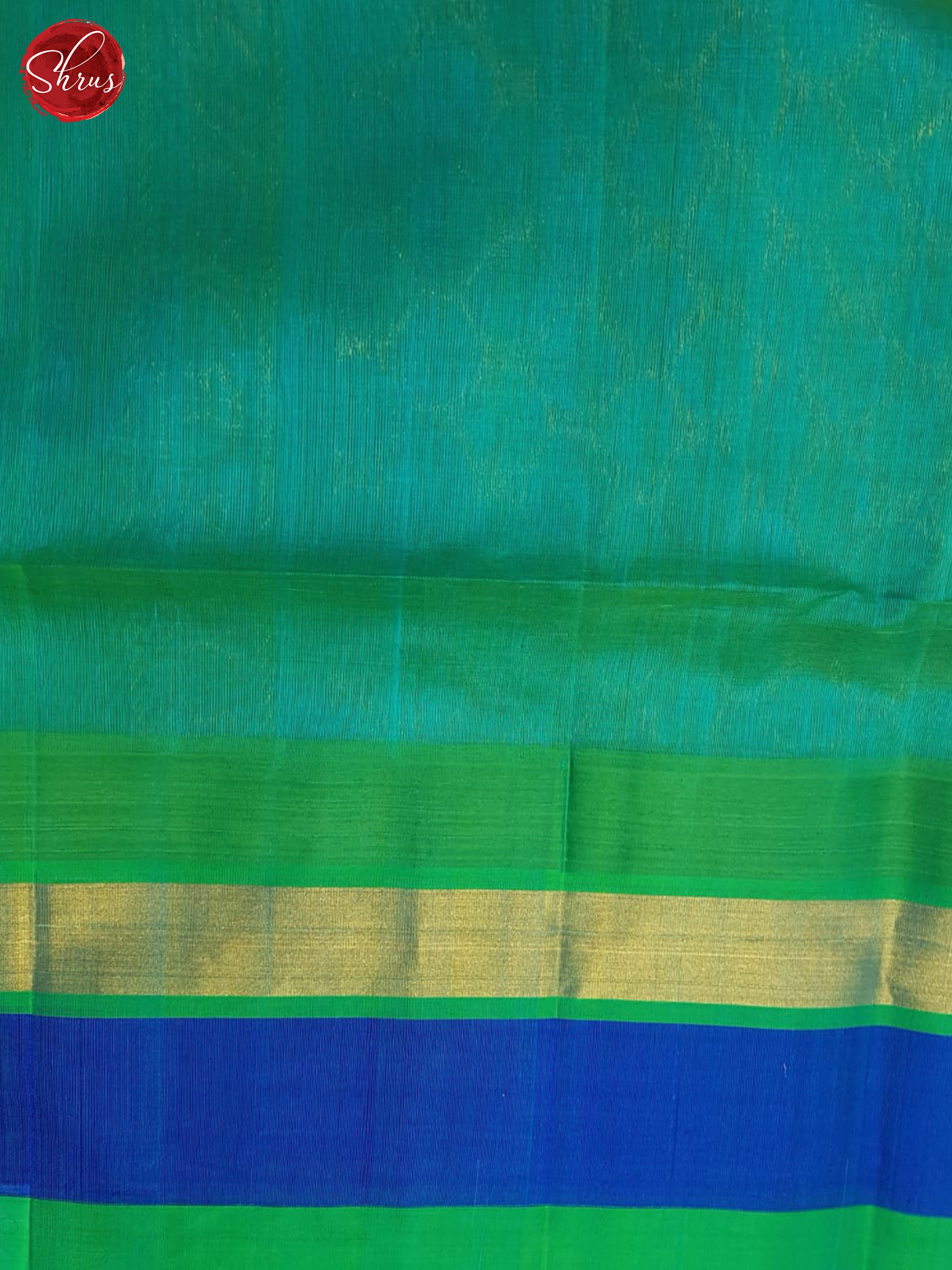 Pink And Blue - Silk Cotton saree - Shop on ShrusEternity.com