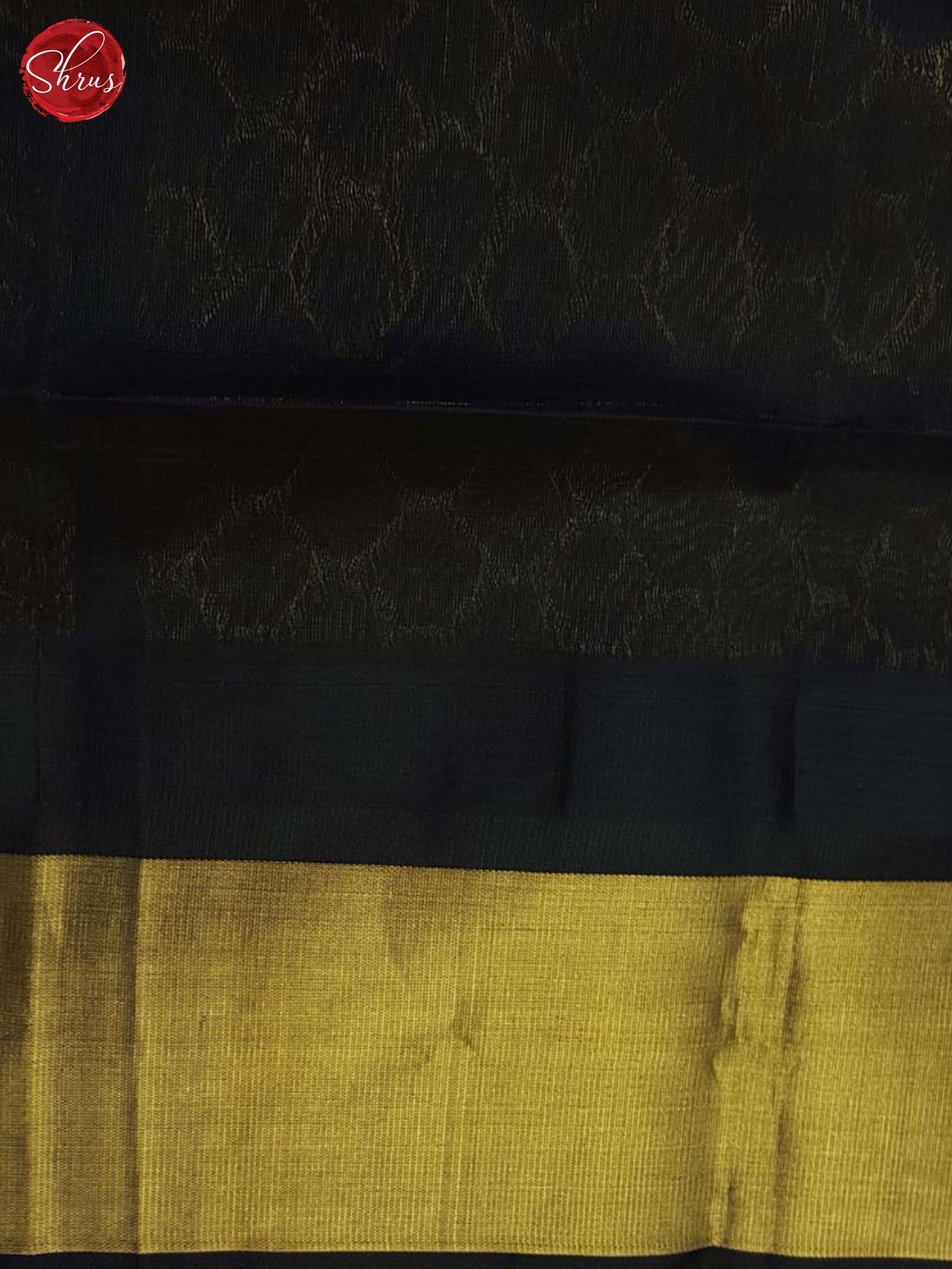 Beige And Black- Silk Cotton saree - Shop on ShrusEternity.com