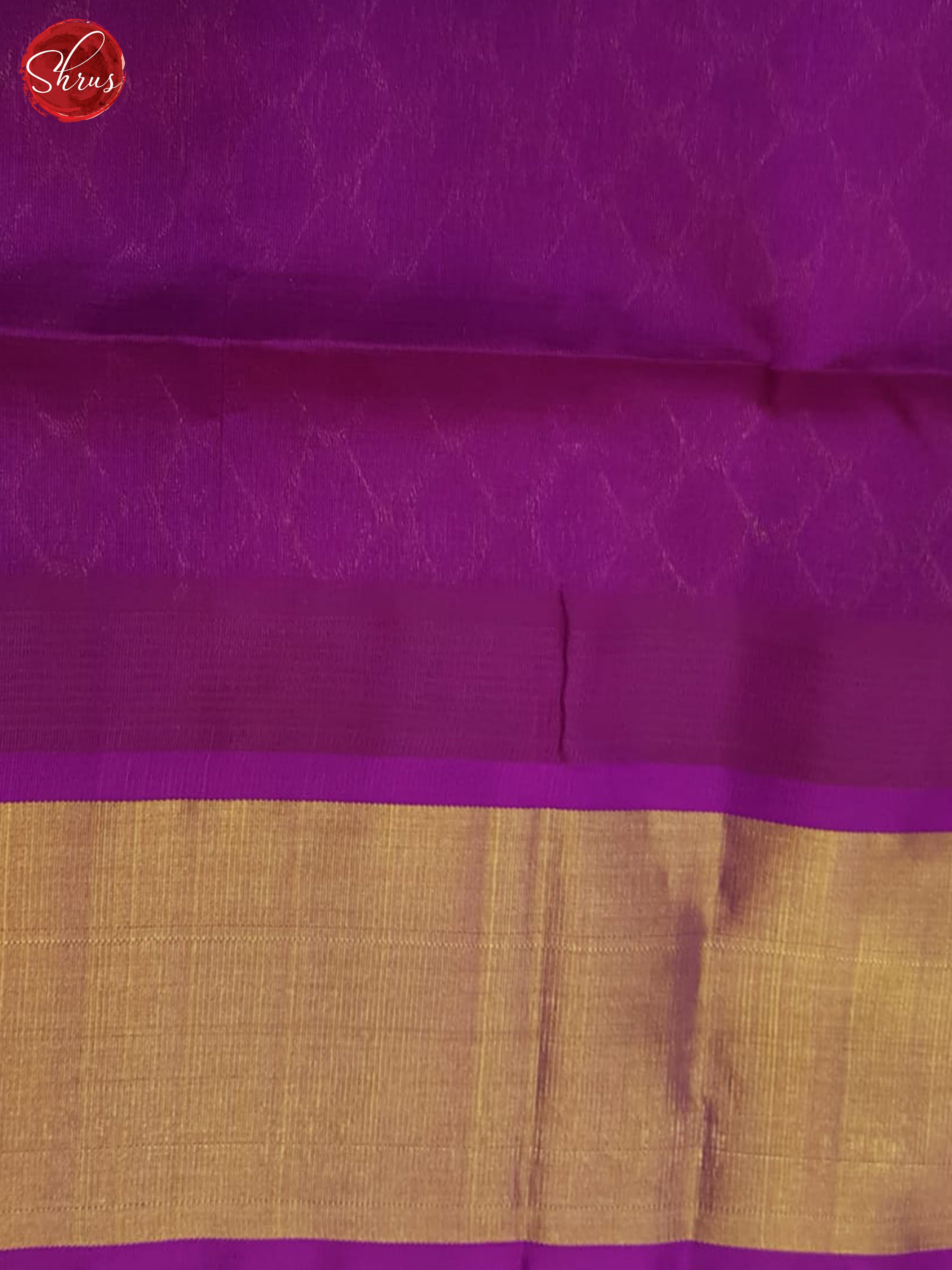 Green And Purple- Silk Cotton Saree - Shop on ShrusEternity.com