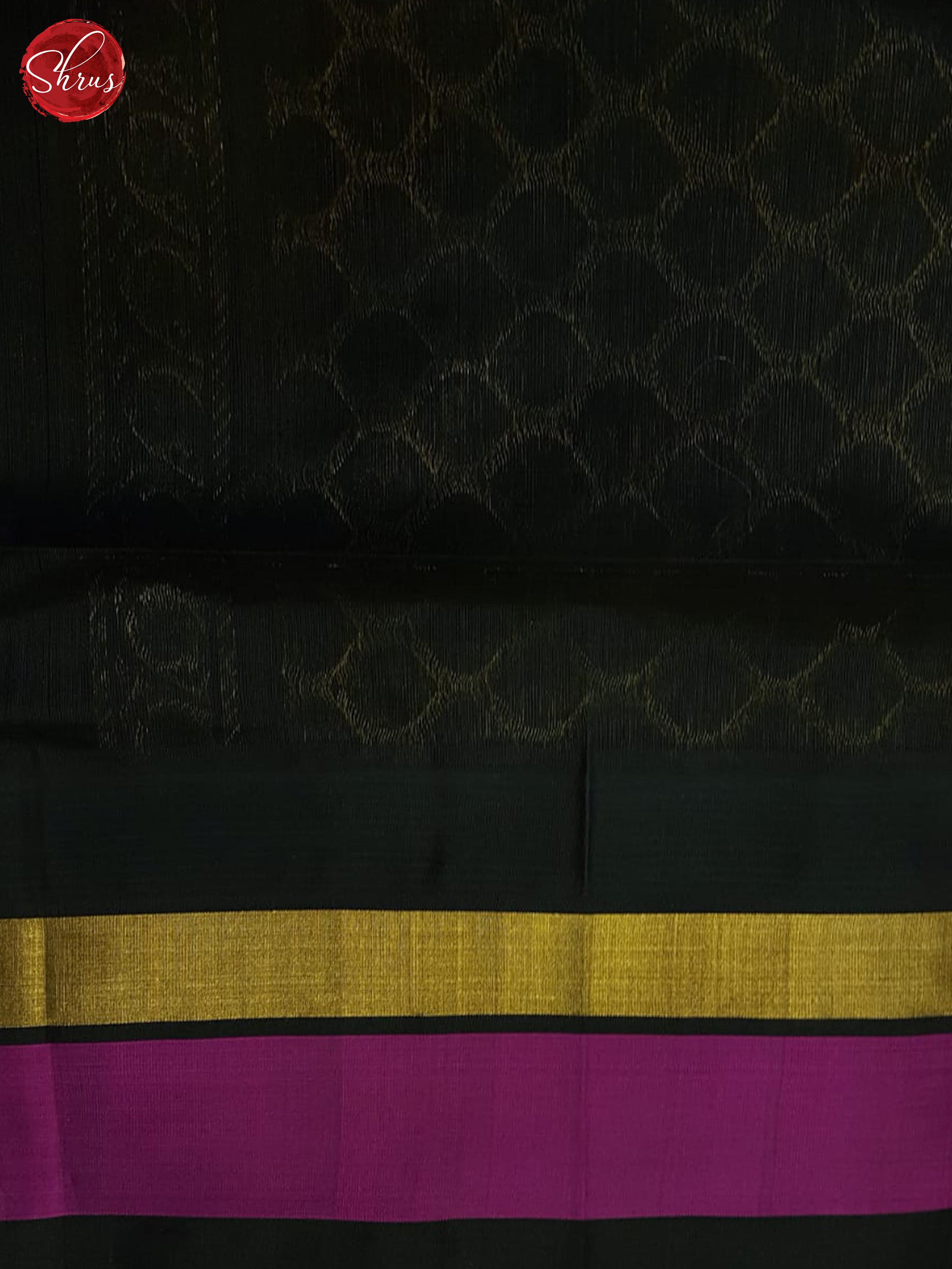 Double Shaded Dull Golden Beige And Black- SIlk COtton Saree - Shop on ShrusEternity.com