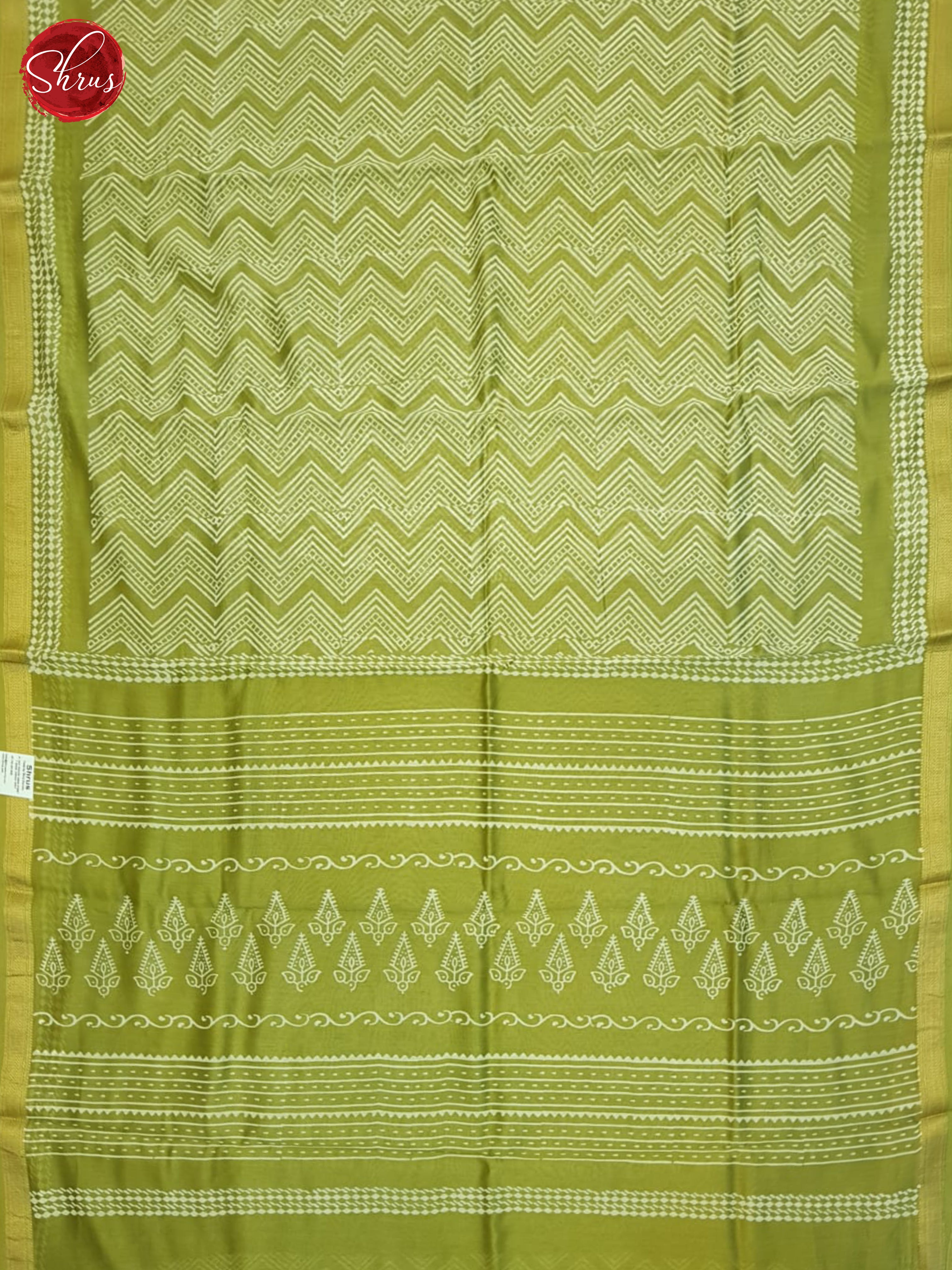 Green(Single tone)-Maheshwari Silk Cotton Saree - Shop on ShrusEternity.com