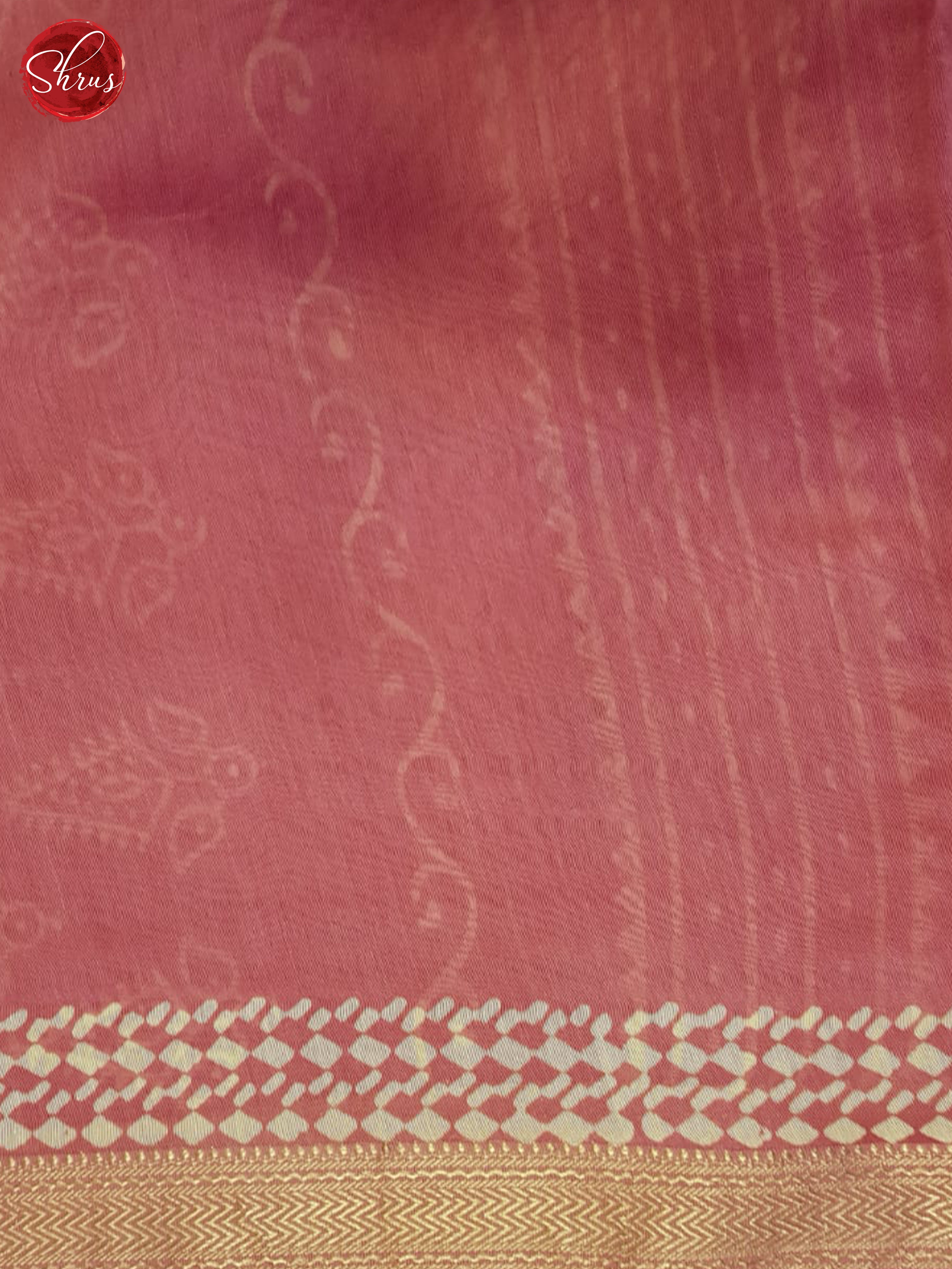 Pink(Single tone)- Maheshwari Silk Cotton Saree - Shop on ShrusEternity.com