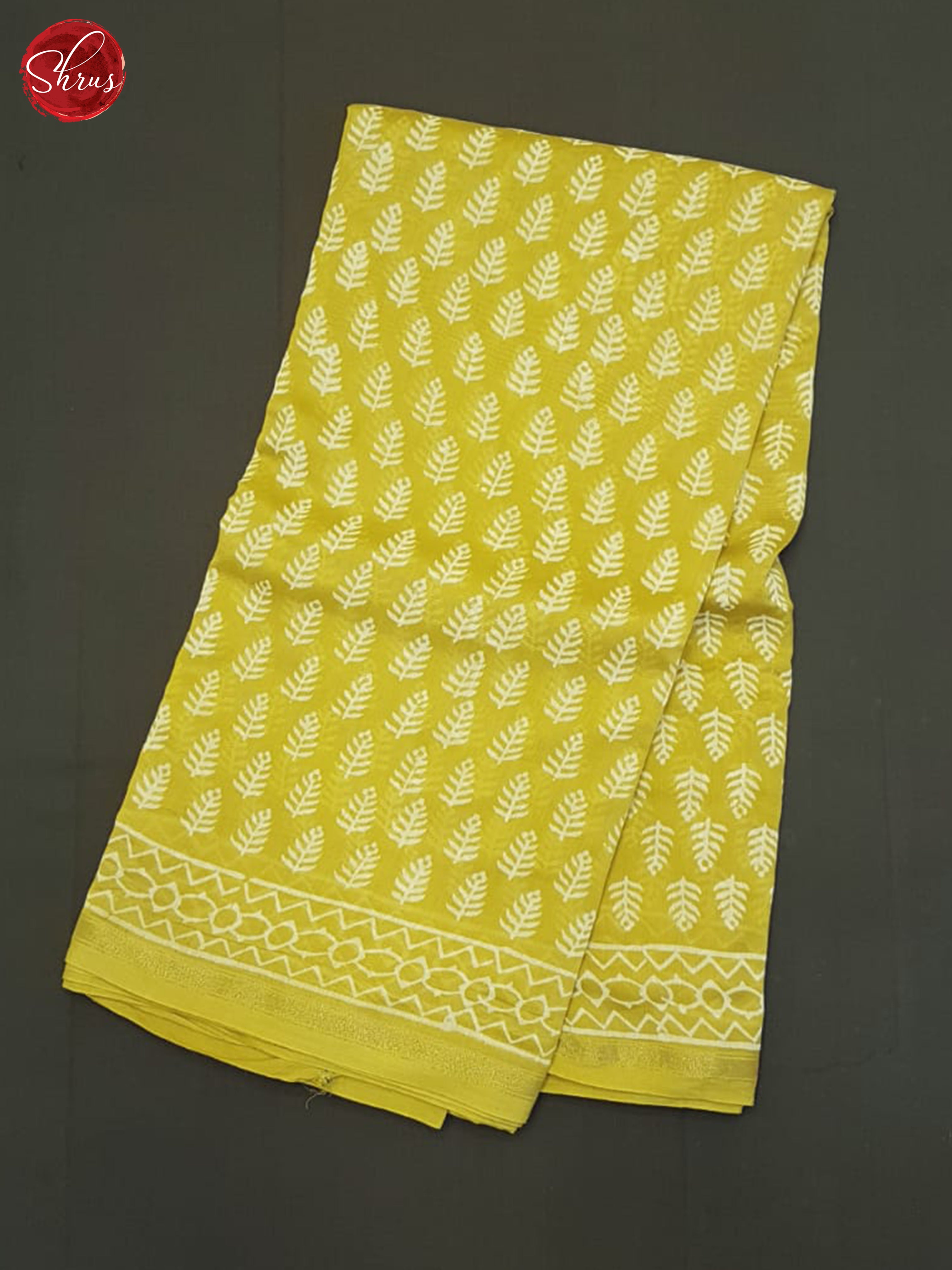 Mustard(Single Tone)- Maheshwari Silk Cotton Saree - Shop on ShrusEternity.com