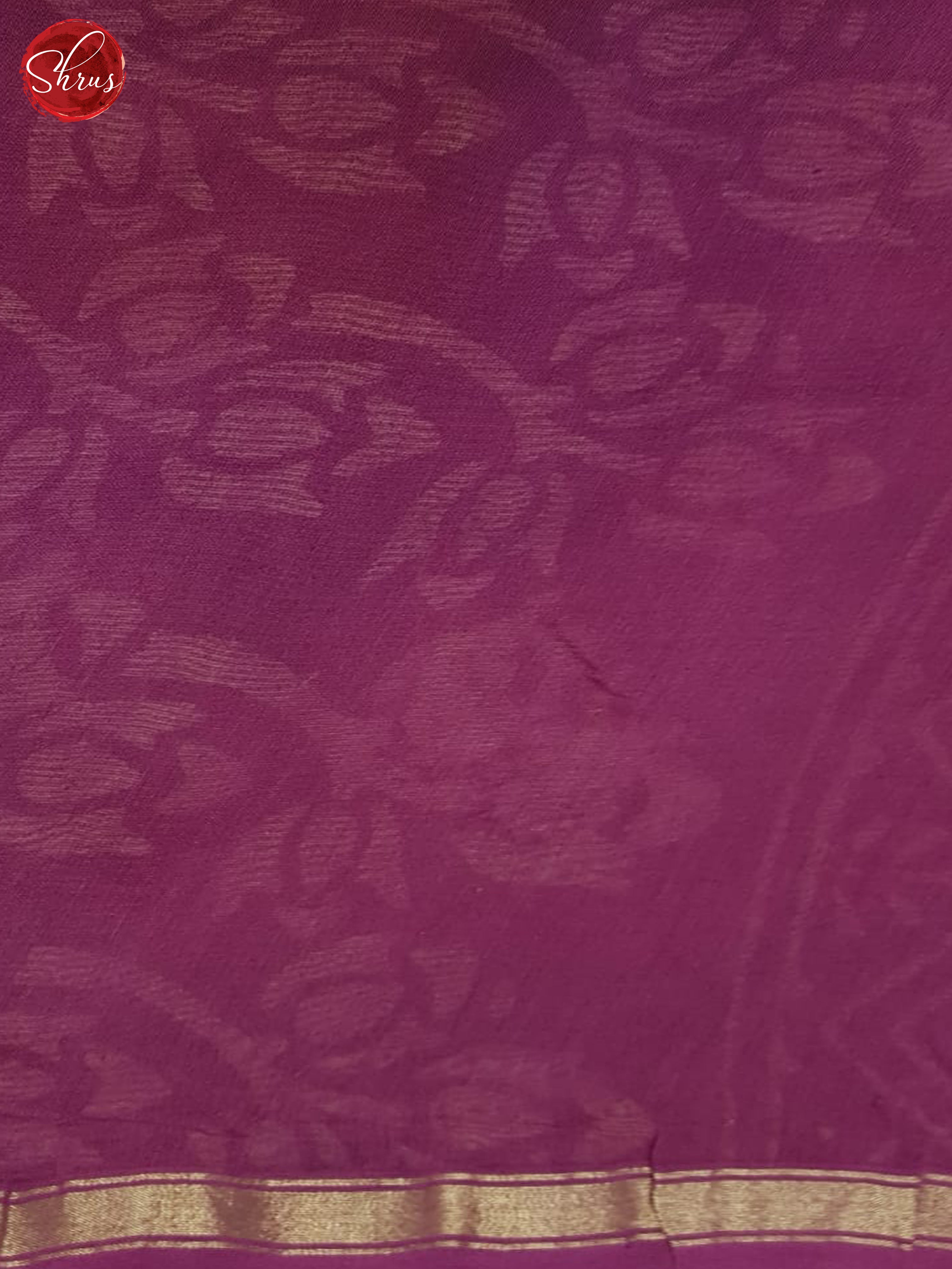 Pink(Single Tone)-Maheshwari Silk Cotton Saree - Shop on ShrusEternity.com