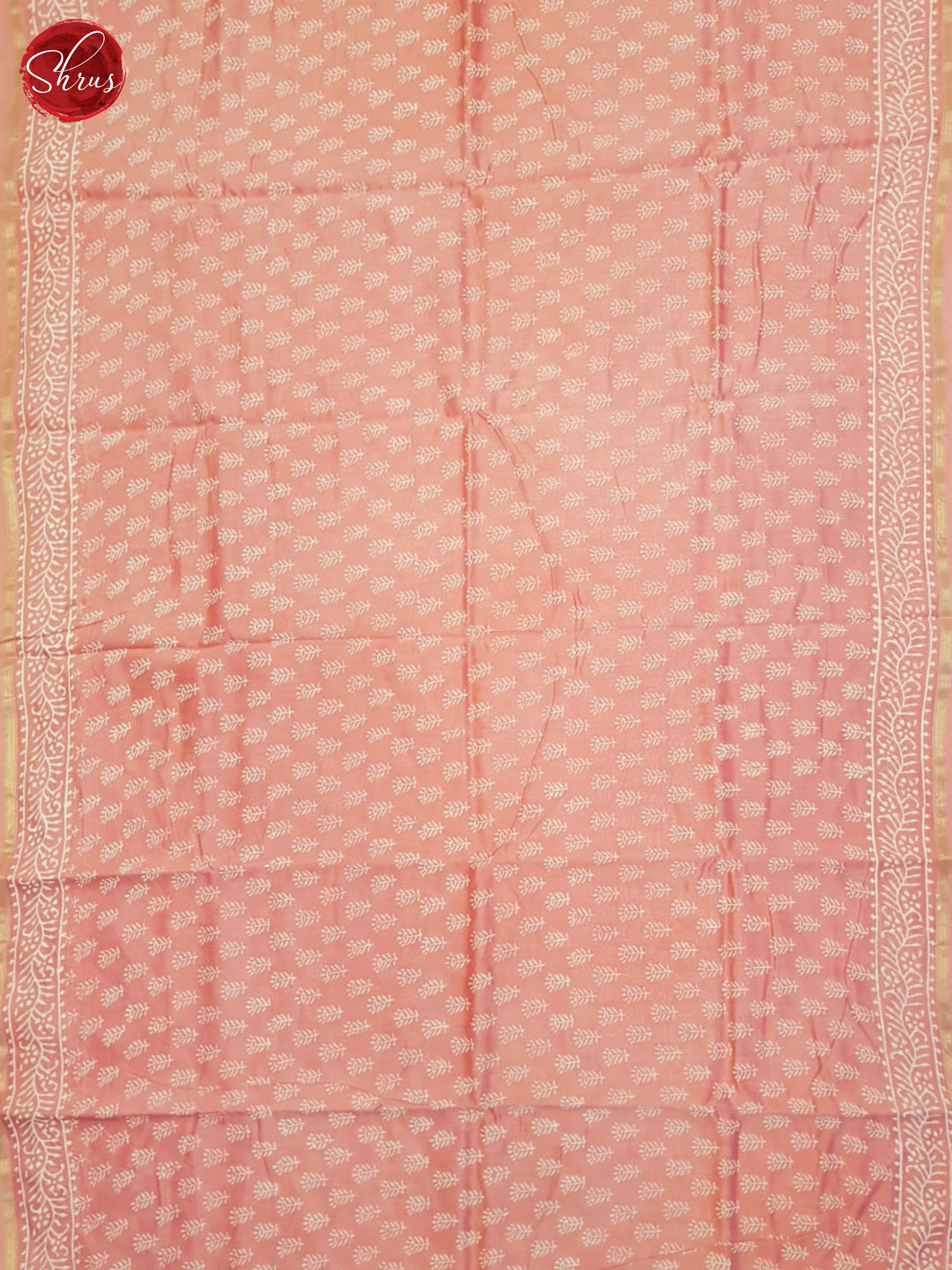 Pink(Single Tone)- Maheshwari Silk Cotton saree - Shop on ShrusEternity.com