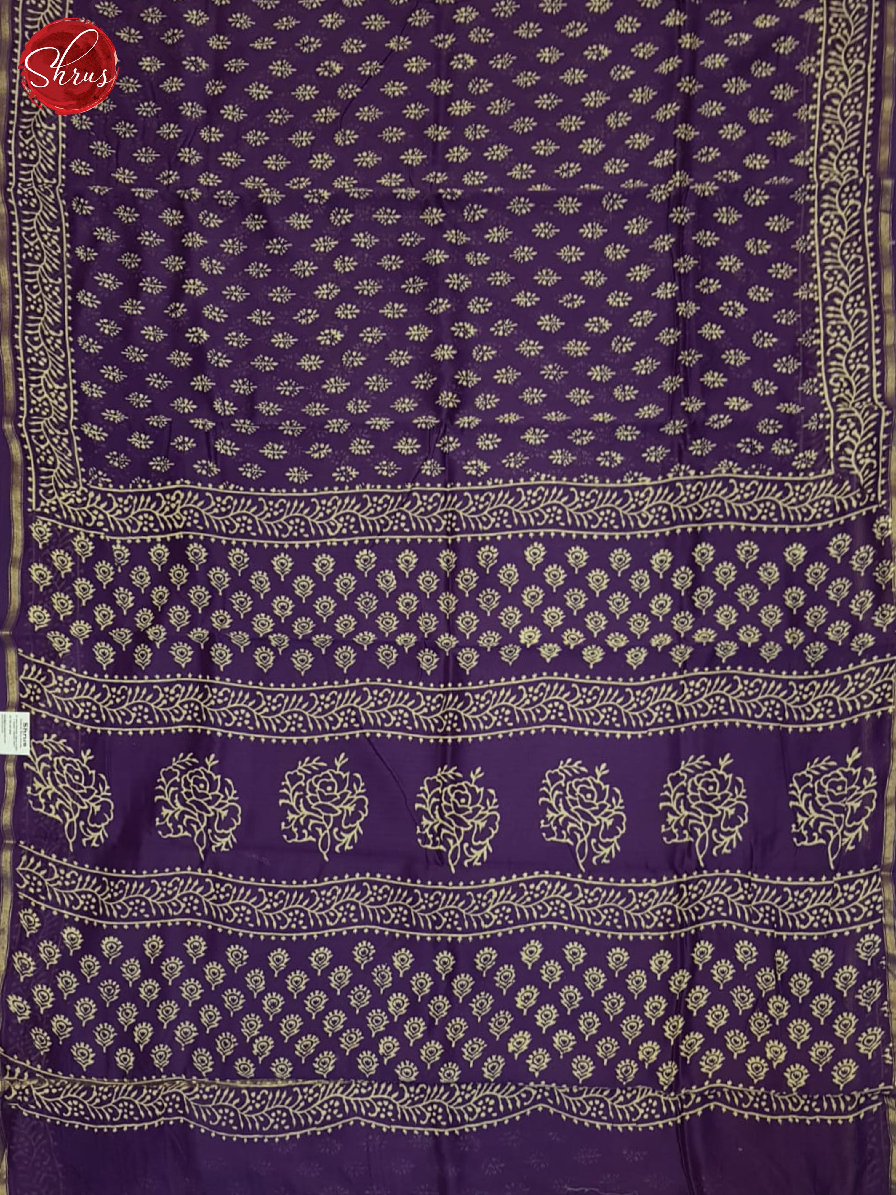 Vadamalli(Single Tone)- Maheshwari Silk Cotton Saree - Shop on ShrusEternity.com