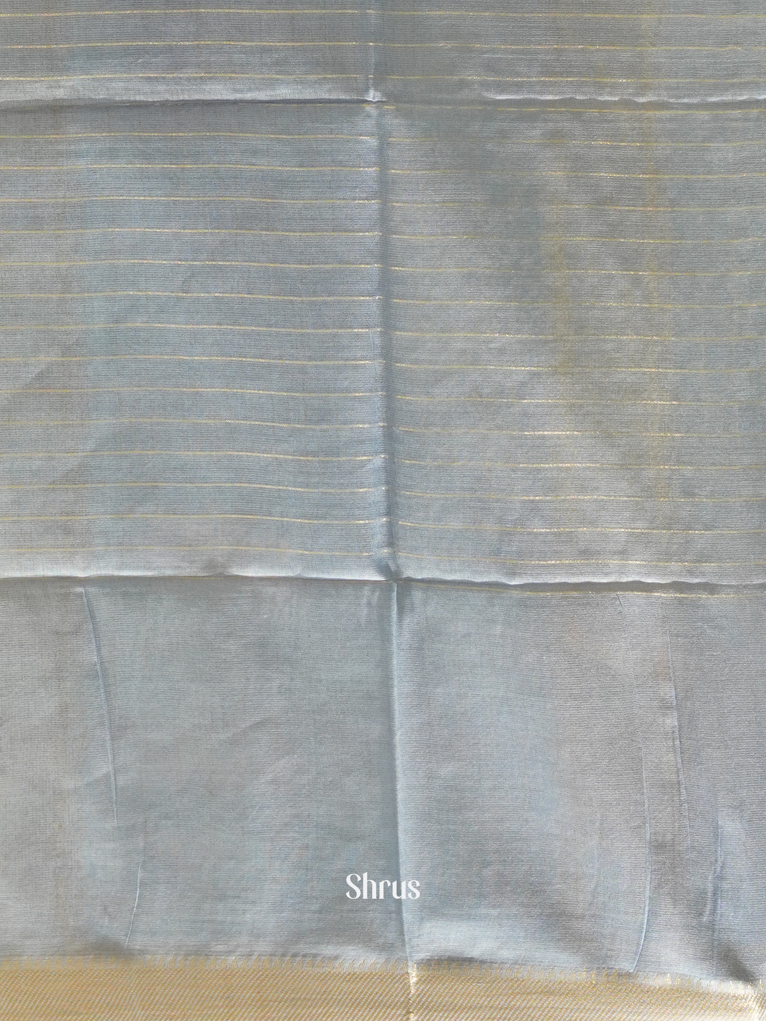 Dark Blue  & Light Blue - Shibori  Saree - Shop on ShrusEternity.com