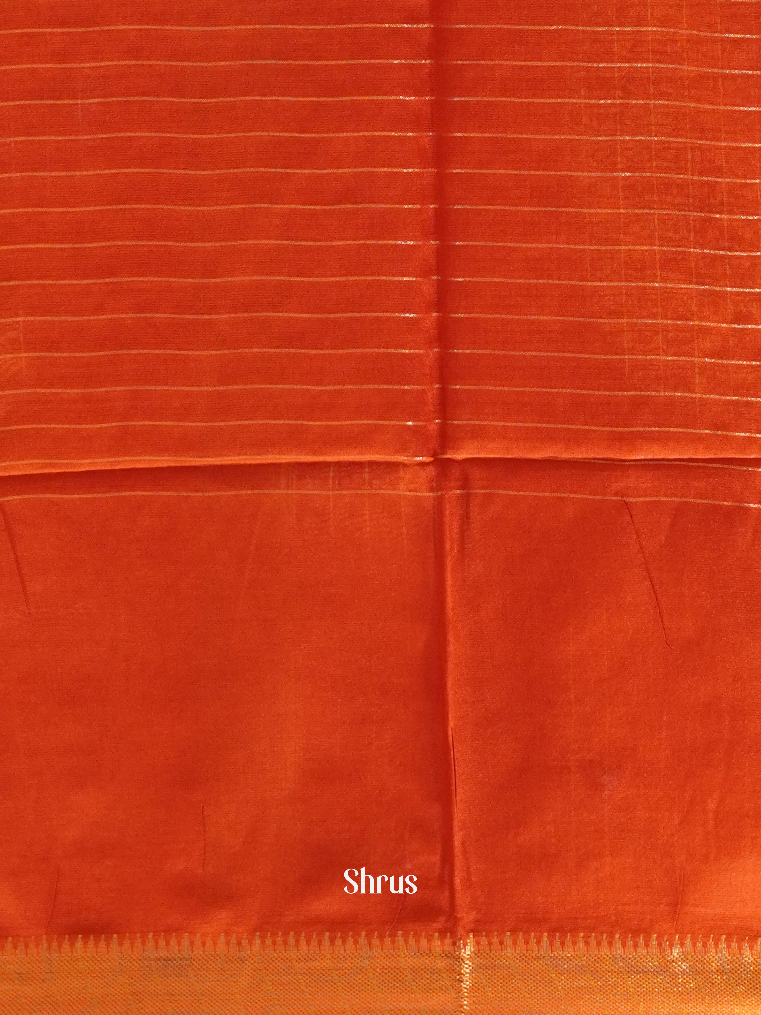 Brown & Orange - Shibori  Saree - Shop on ShrusEternity.com