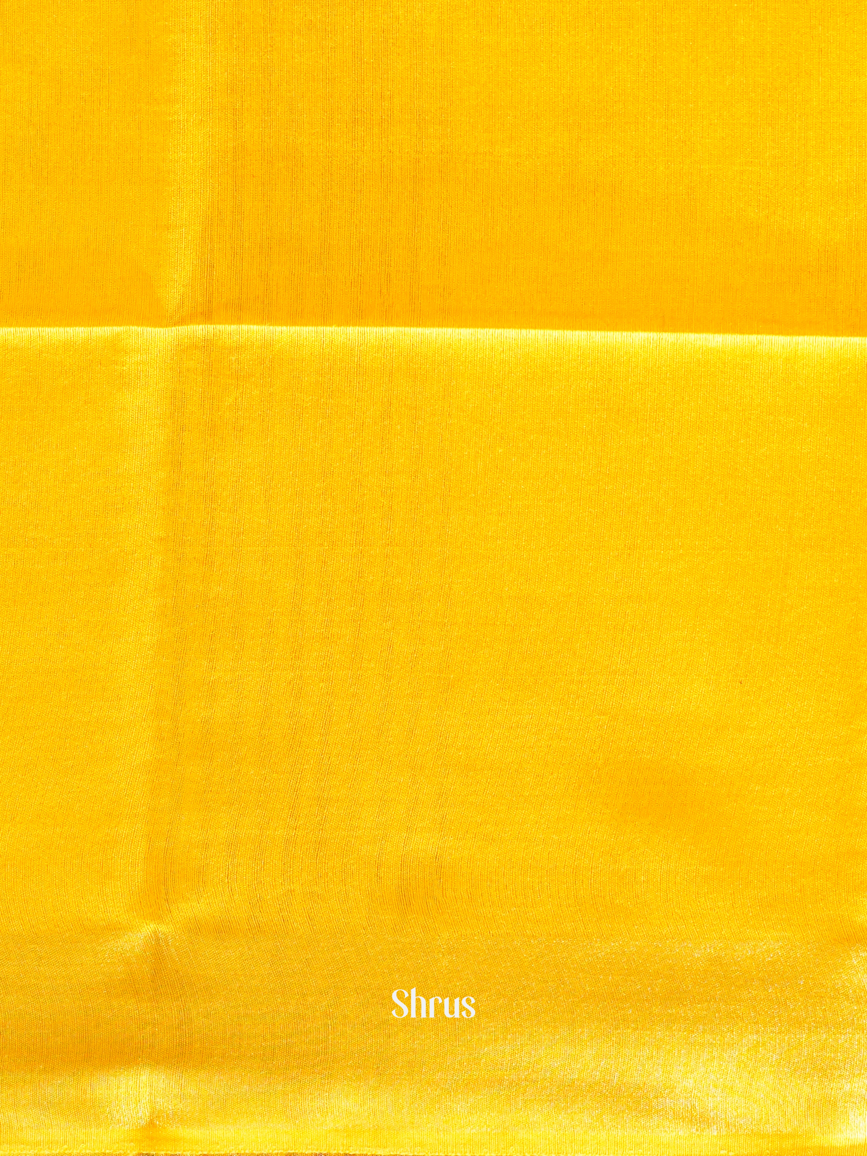 Brown & Yellow - Shibori Saree