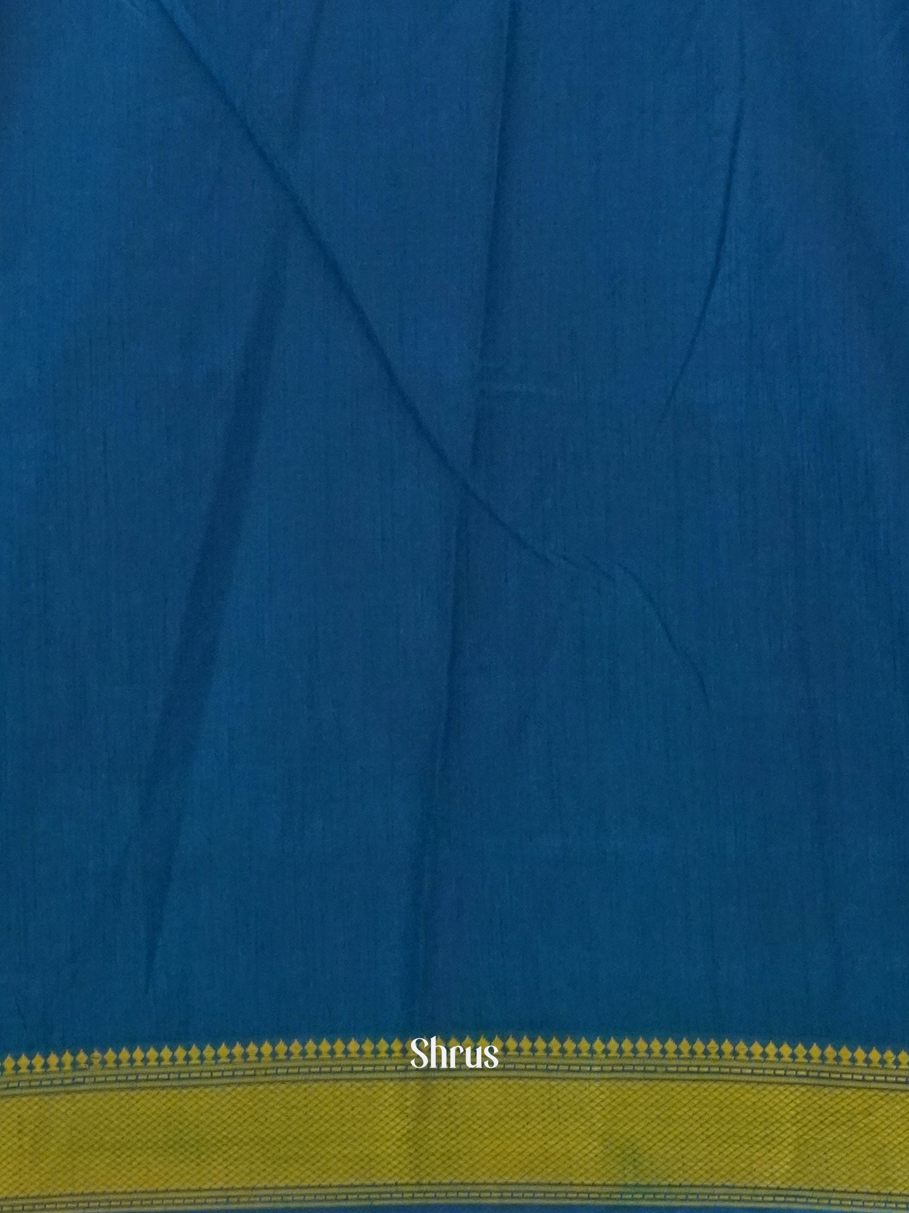 Blue & Purple - Semi Patola Saree