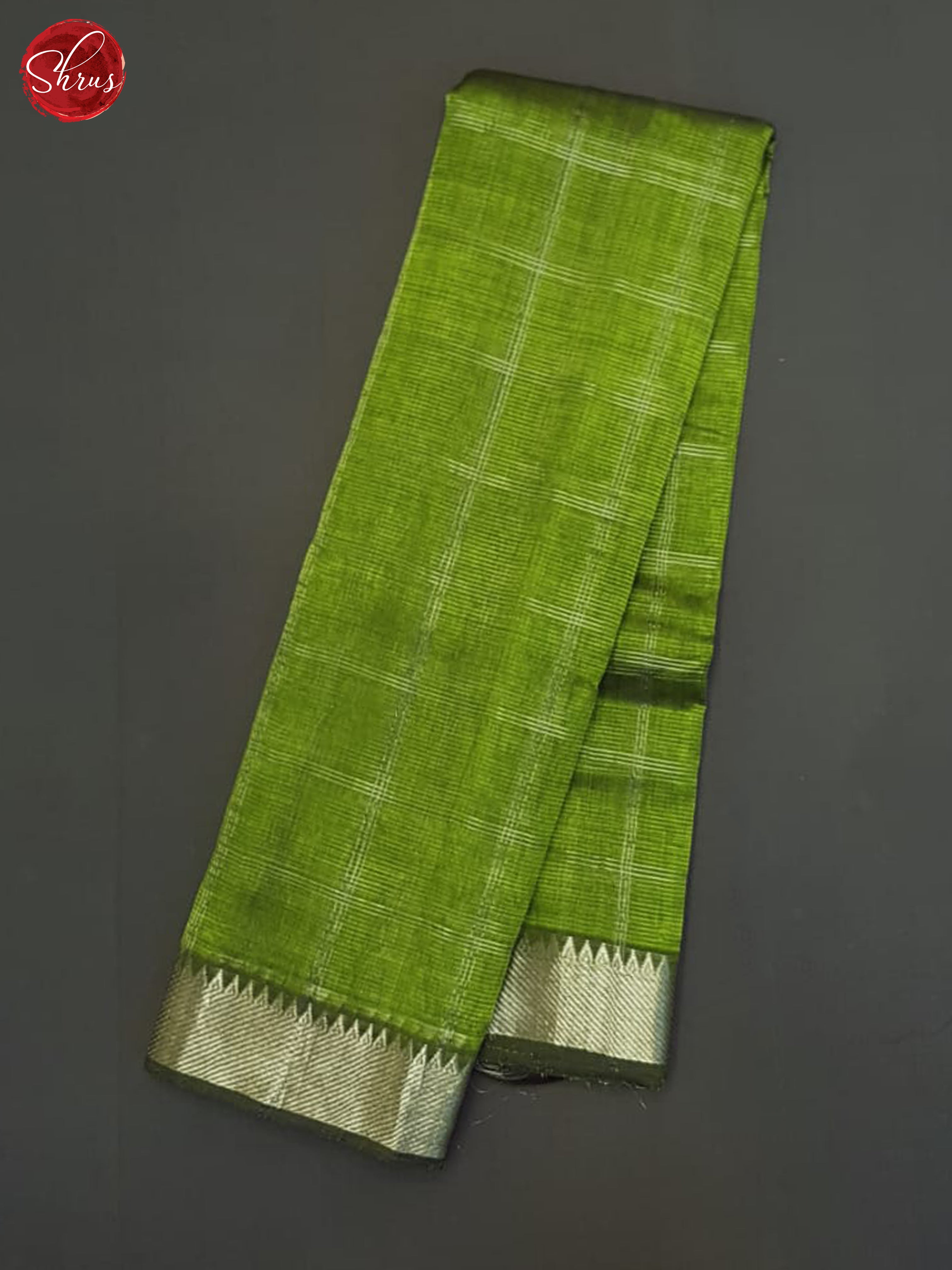 Green(Single Tone)- Mangalagiri Silk Cotton Saree - Shop on ShrusEternity.com