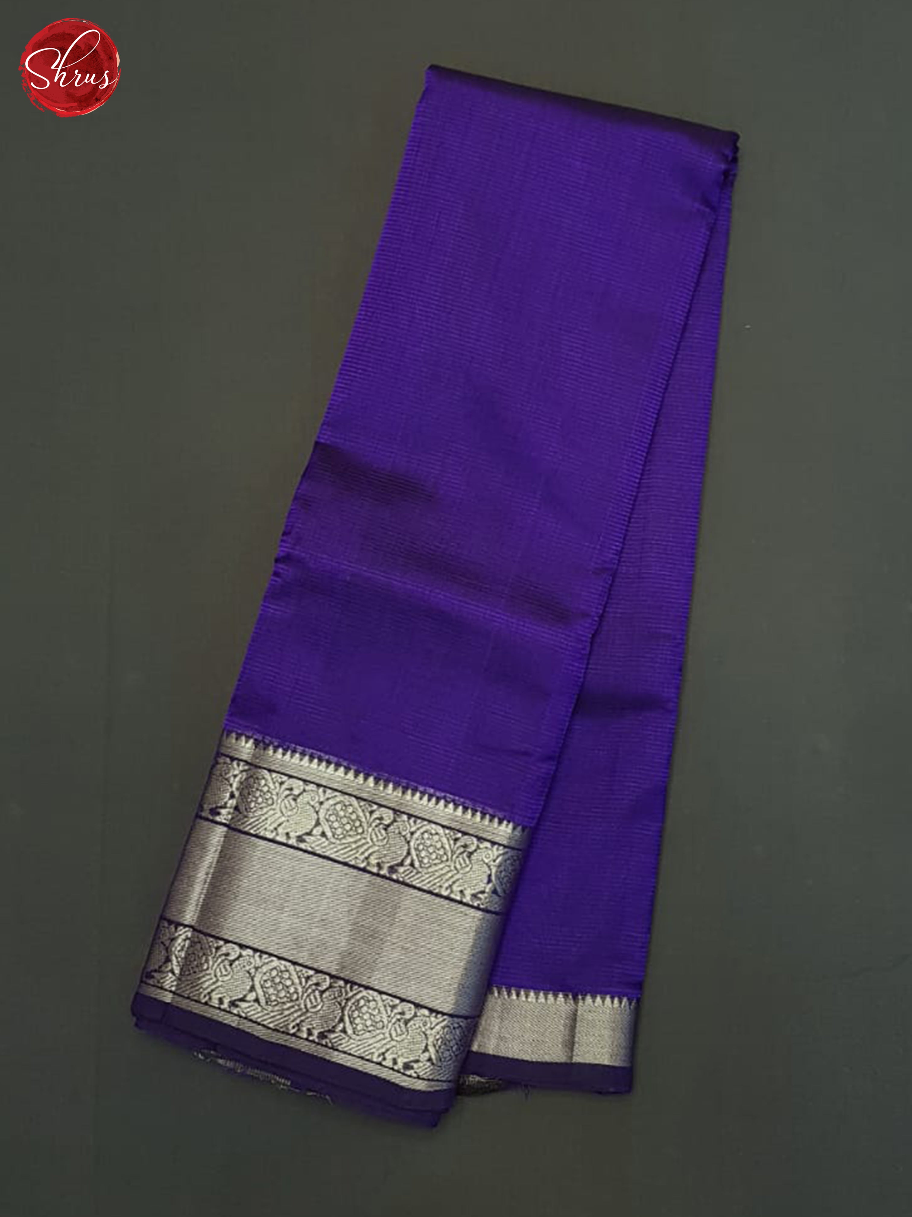 Violet(Single tone)- Mangalagiri Silk Cotton Saree - Shop on ShrusEternity.com