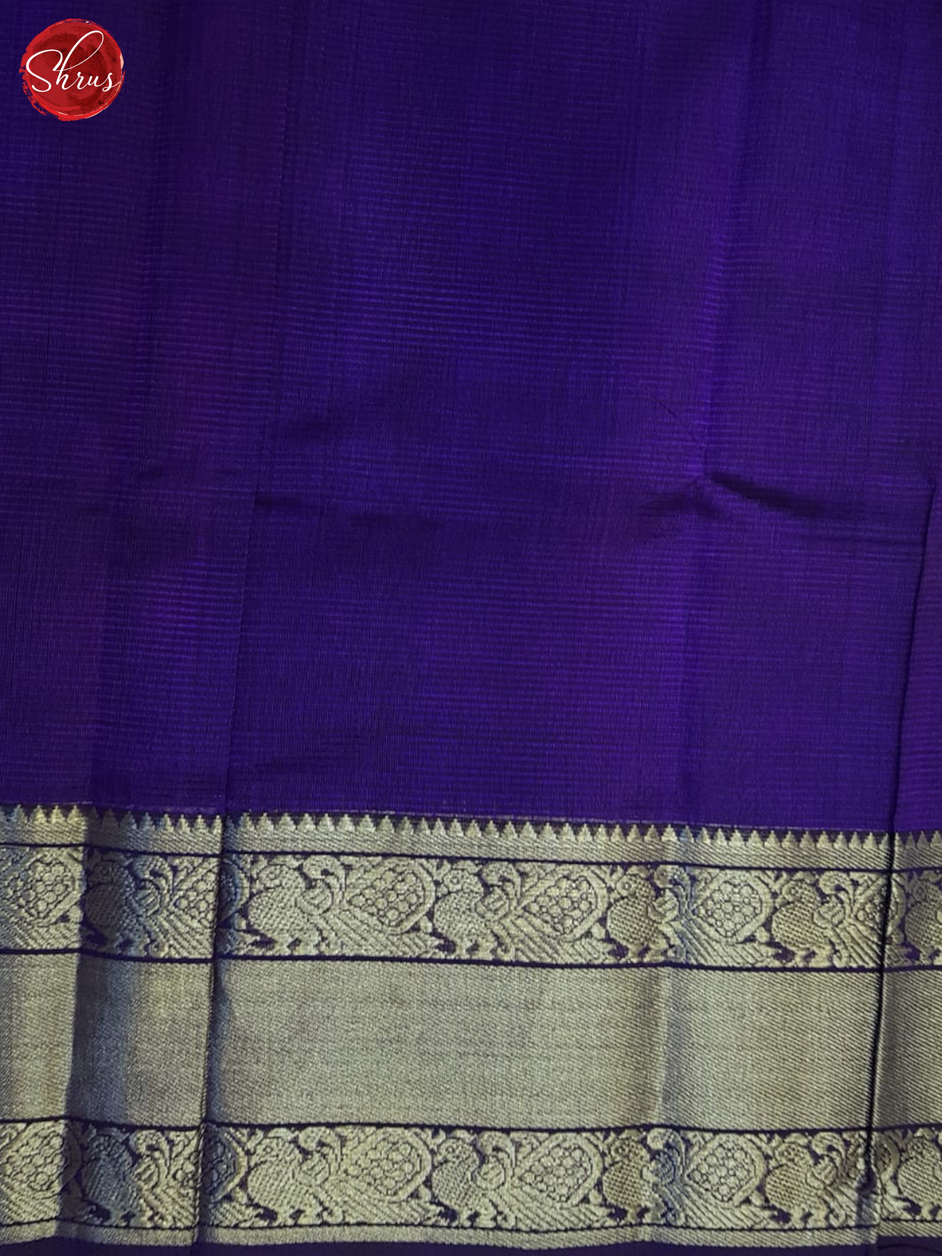 Violet(Single tone)- Mangalagiri Silk Cotton Saree - Shop on ShrusEternity.com